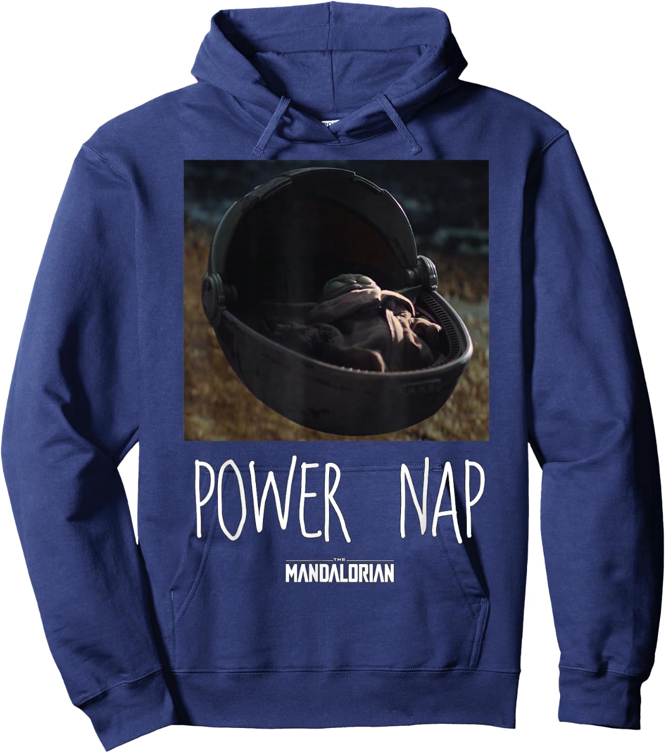 Star Wars The Mandalorian The Child Power Nap Hoodie - Hoodie | Navy