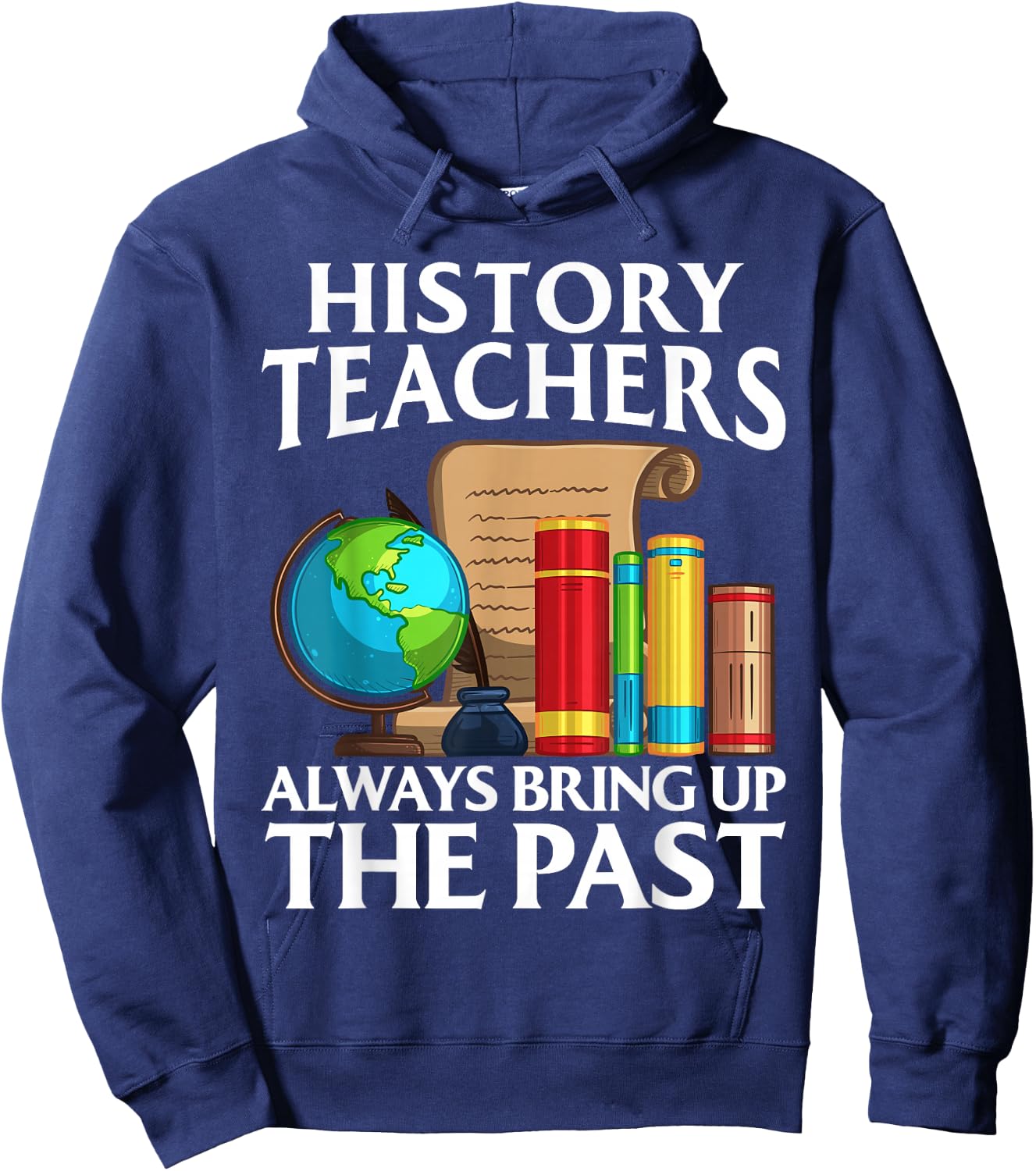 Funny History Teacher Design Women Social Studies Hoodie - Hoodie | Navy