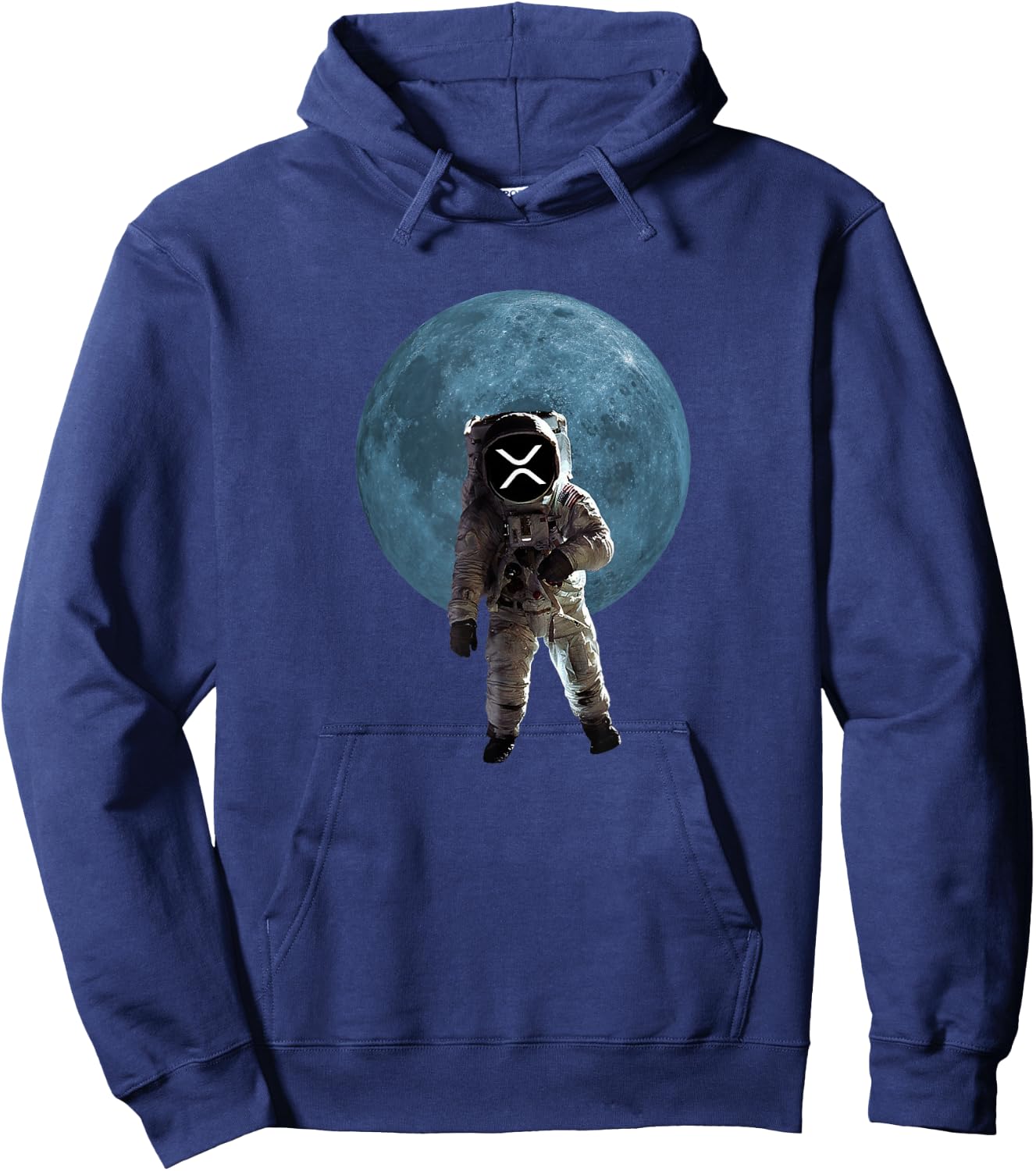 XRP Merchandise Cryptocurrency Gift Blockchain Crypto Hoodie - Hoodie | Navy
