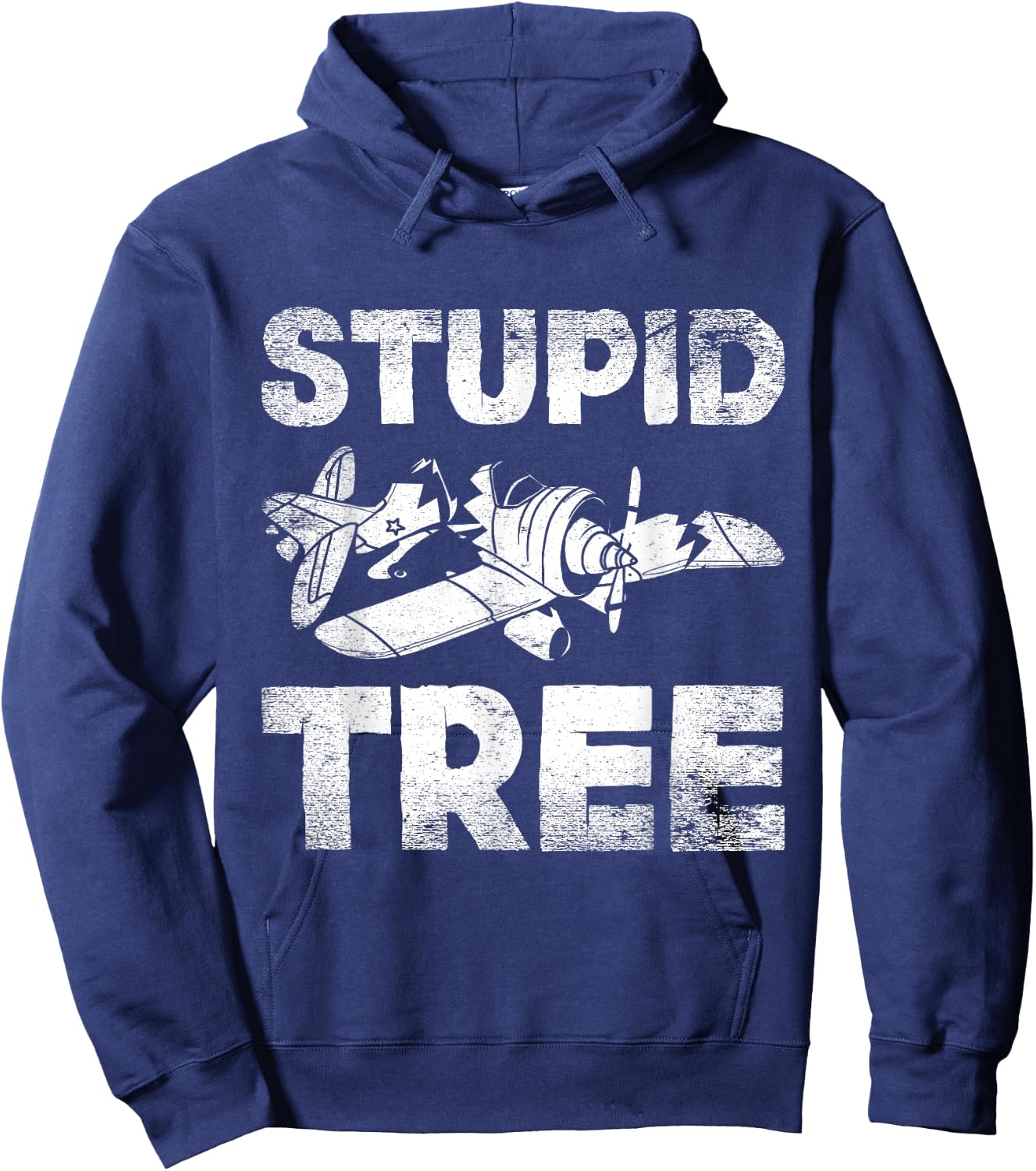 Stupid Tree RC Plane RC Airplane Model Airplane Hoodie - Hoodie | Navy