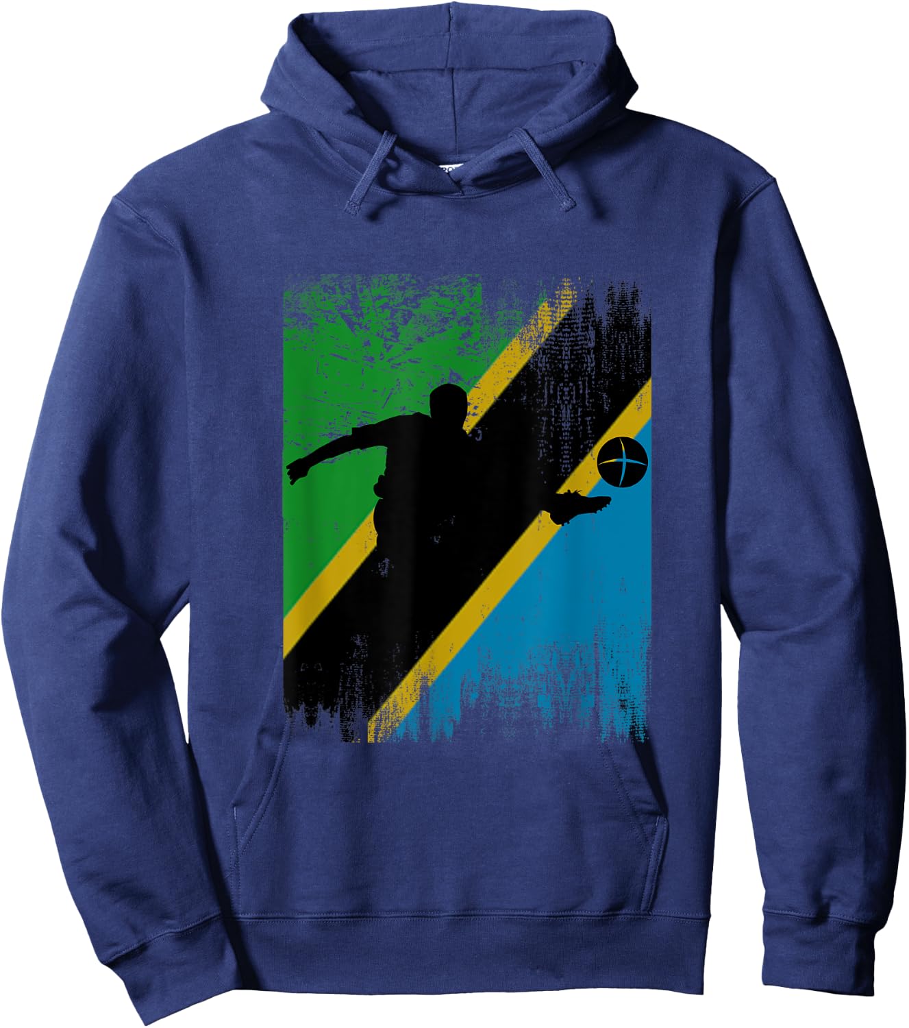Tanzania Soccer Tanzanian Football Tanzania futbol team Hoodie - Hoodie | Navy