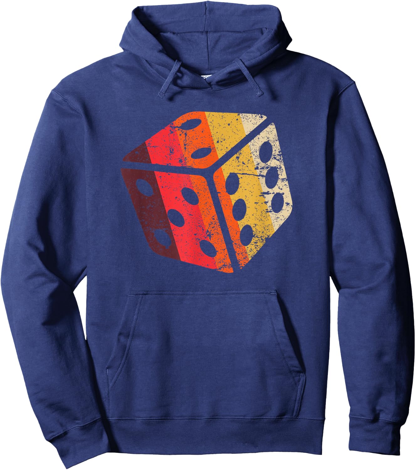 Board Game Dice Shirt RPG Geek Nerd Boys Gift Retro Vintage Hoodie - Hoodie | Navy