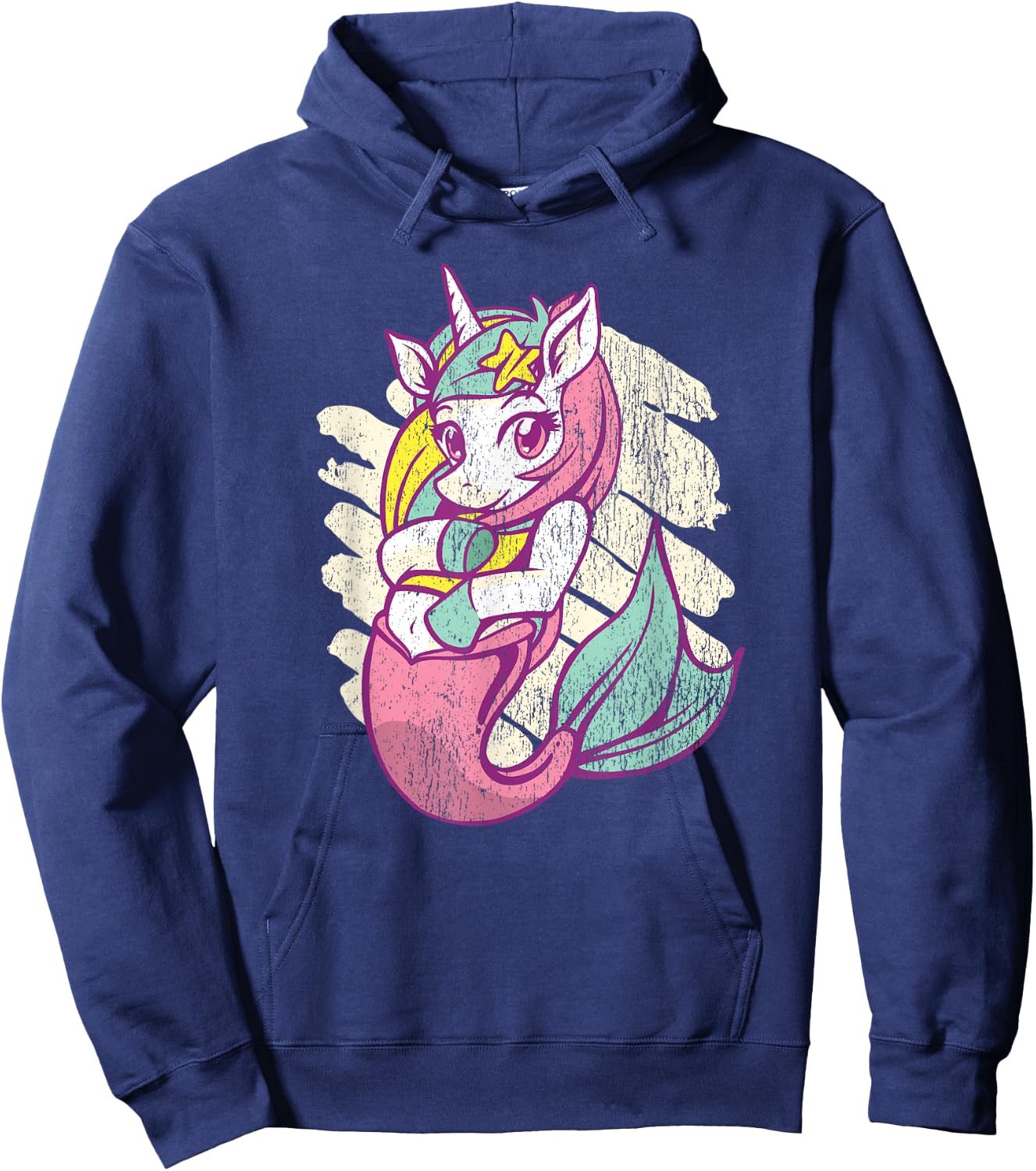 Mermicorn Mermaid Unicorn Magic Sea Creature Gift Hoodie - Hoodie | Navy