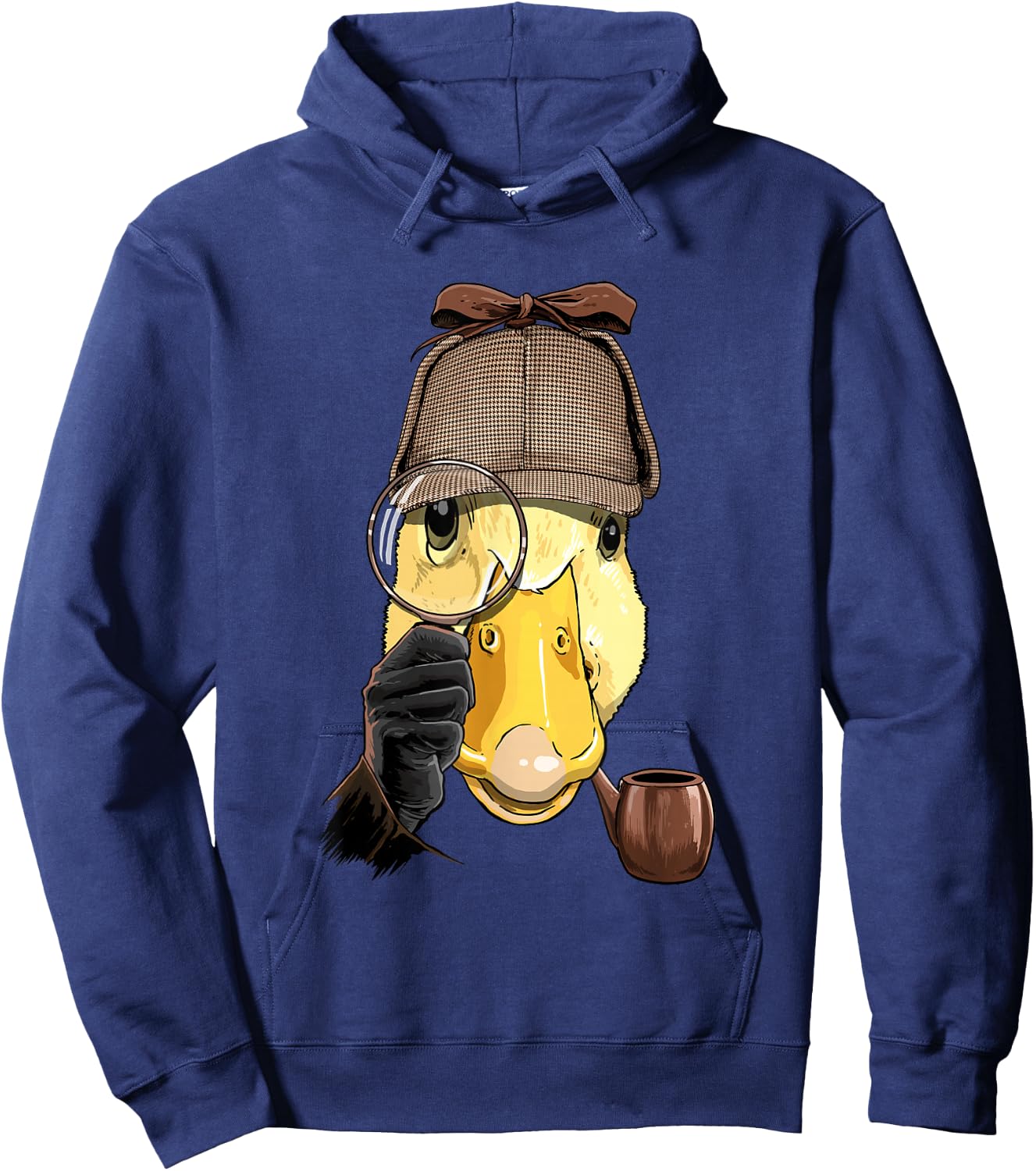 Duck Detective Farmer Duck Farm Animal Lover Hoodie - Hoodie | Navy