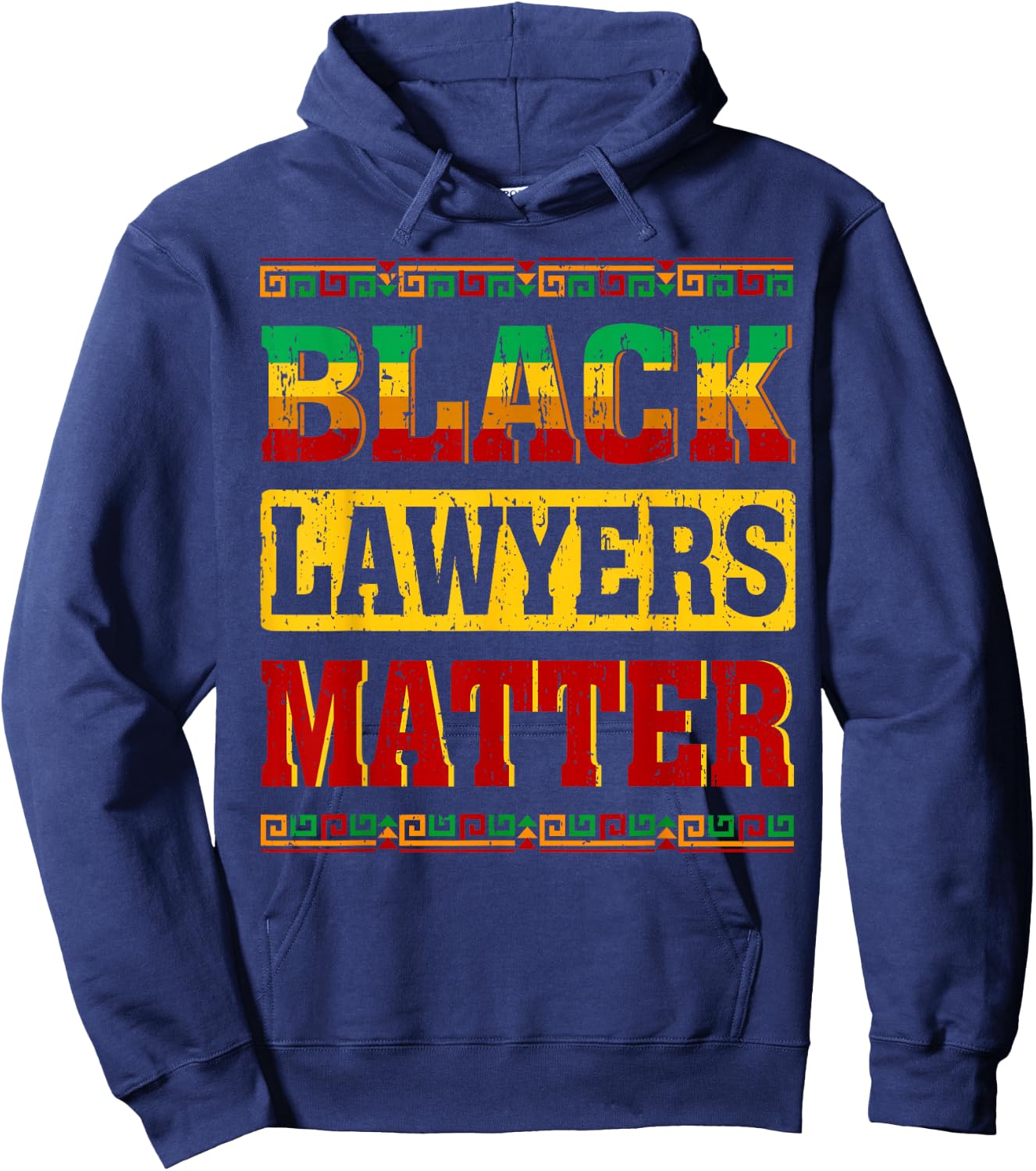 Black Month Lawyers Matter History African American Pride Hoodie - Hoodie | Navy