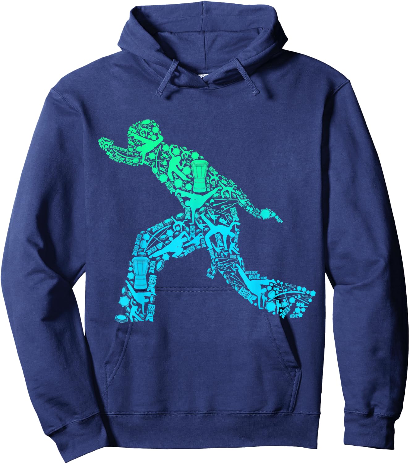 Capoeira Ginga Boys Children Men Hoodie - Hoodie | Navy