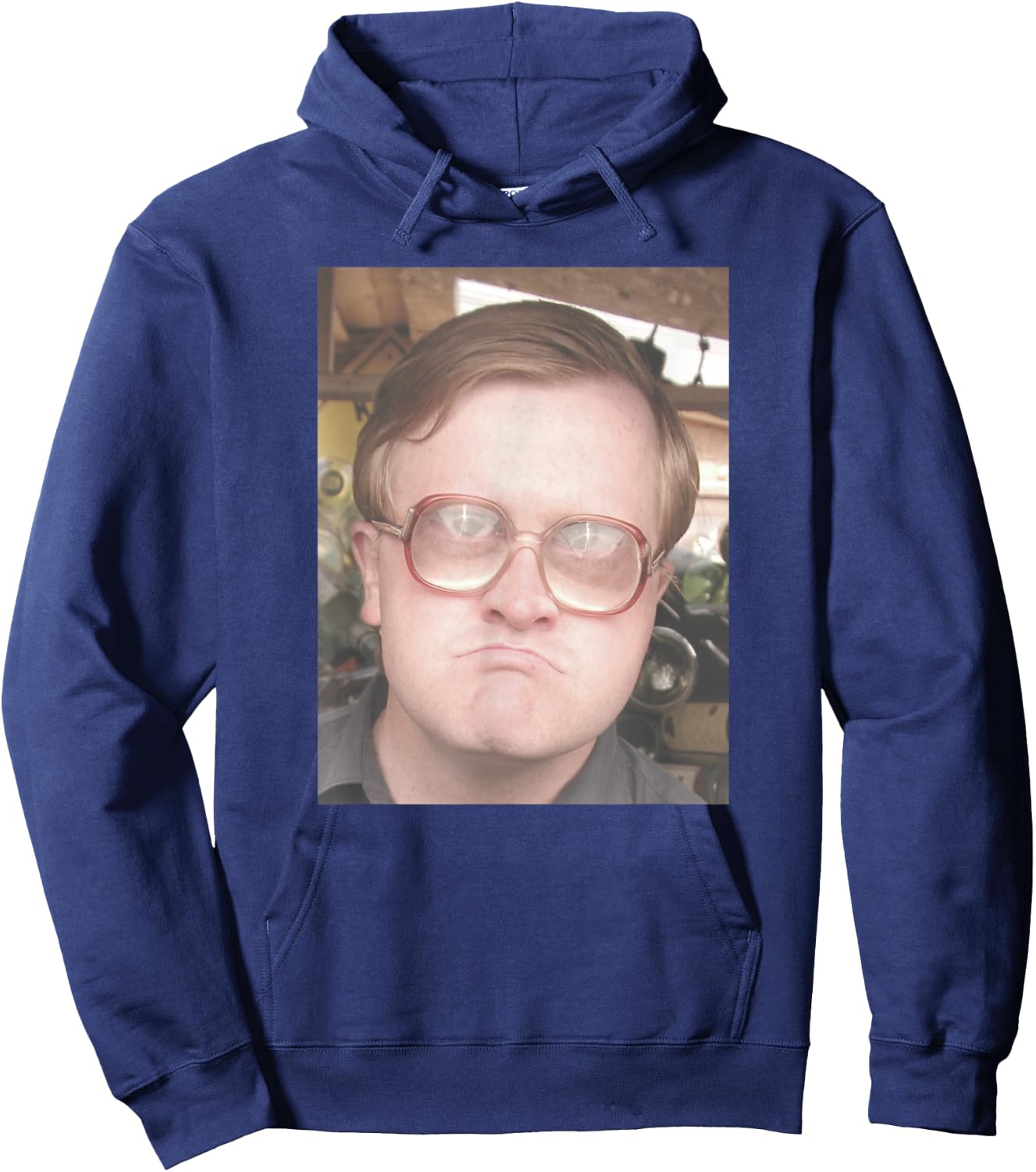 Trailer Park Boys Bubbles Front & Back Portrait Hoodie - Hoodie | Navy
