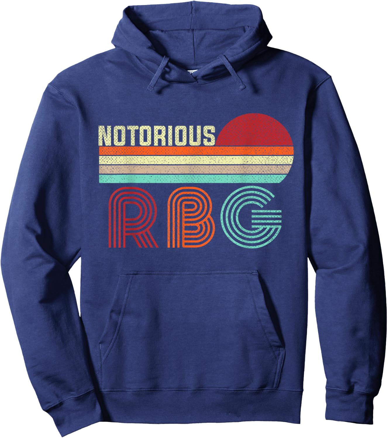 Vintage Notorious RBG shirt , Ruth Bader Ginsburg Hoodie - Hoodie | Navy