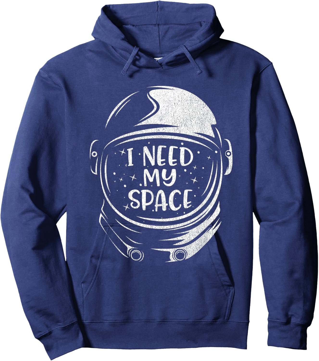 Funny Quote Astronaut I Need More Space Hoodie - Hoodie | Navy