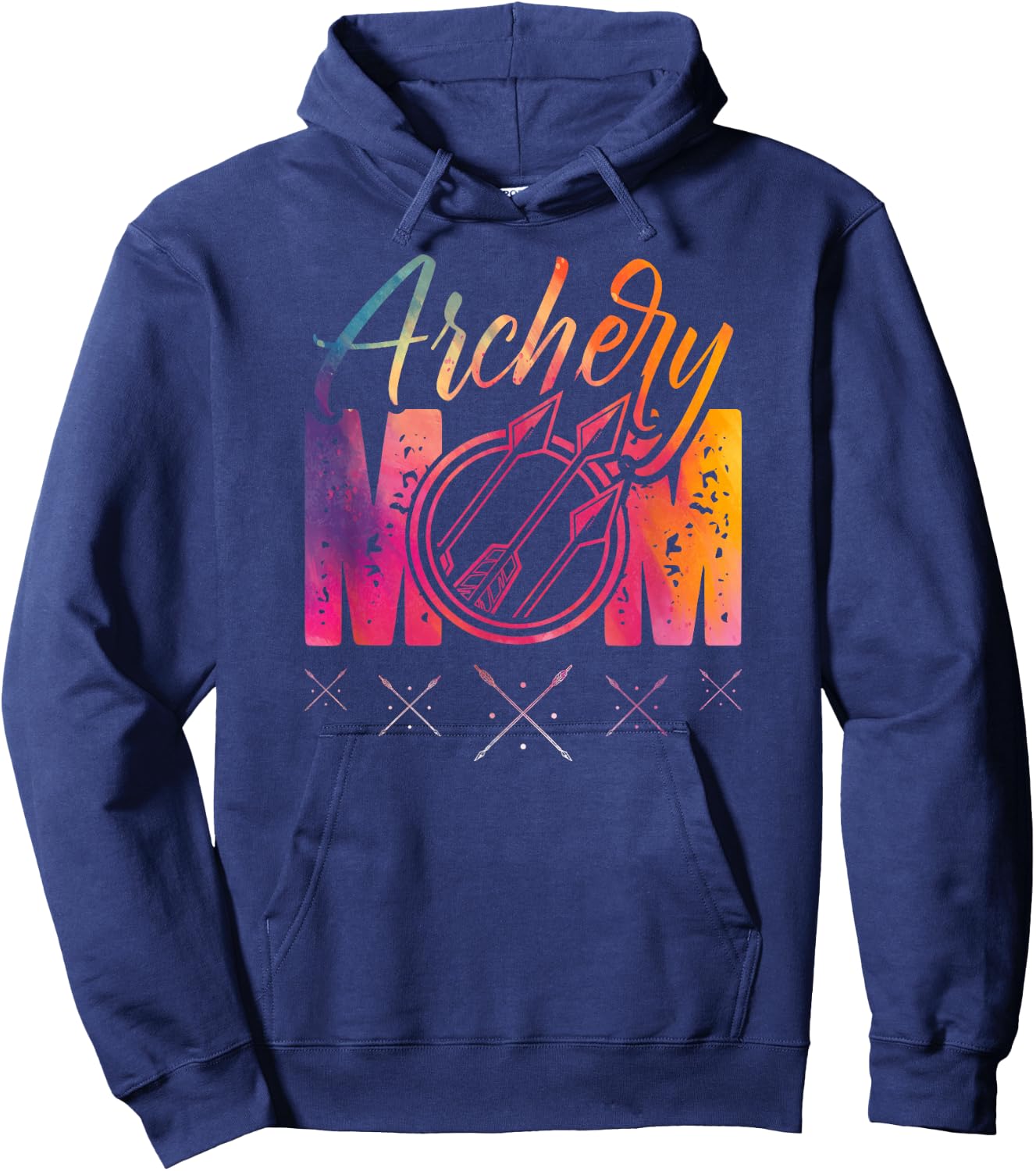 Archery mom for a Archer mother funny archery Hoodie - Hoodie | Navy