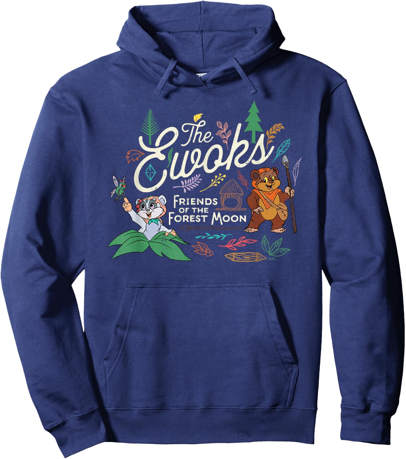 Star Wars The Ewoks Friends of the Forest Moon Hoodie - Hoodie | Navy