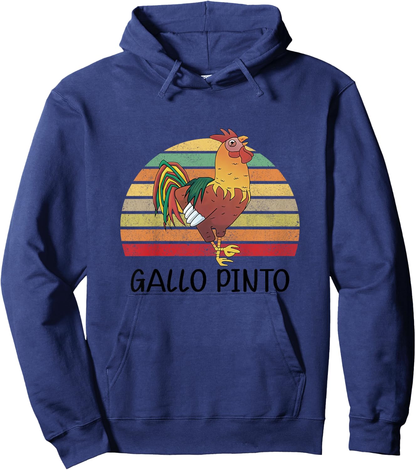 Gallo Pinto Baby Announcement Bilingual Nicaragua Toddler Hoodie - Hoodie | Navy