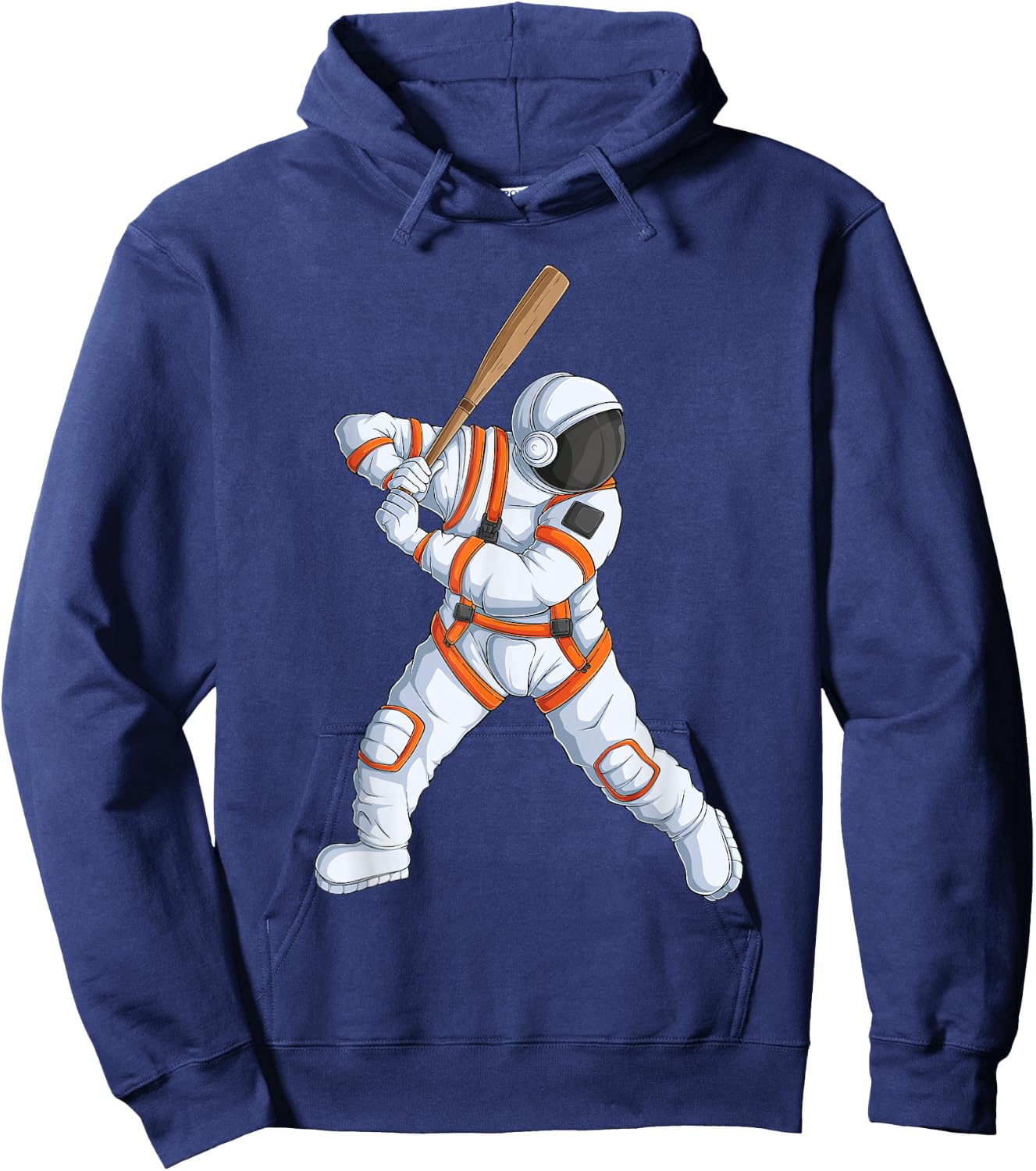 Space Astronaut Baseball funny Baseball Player Hoodie - Hoodie | Navy