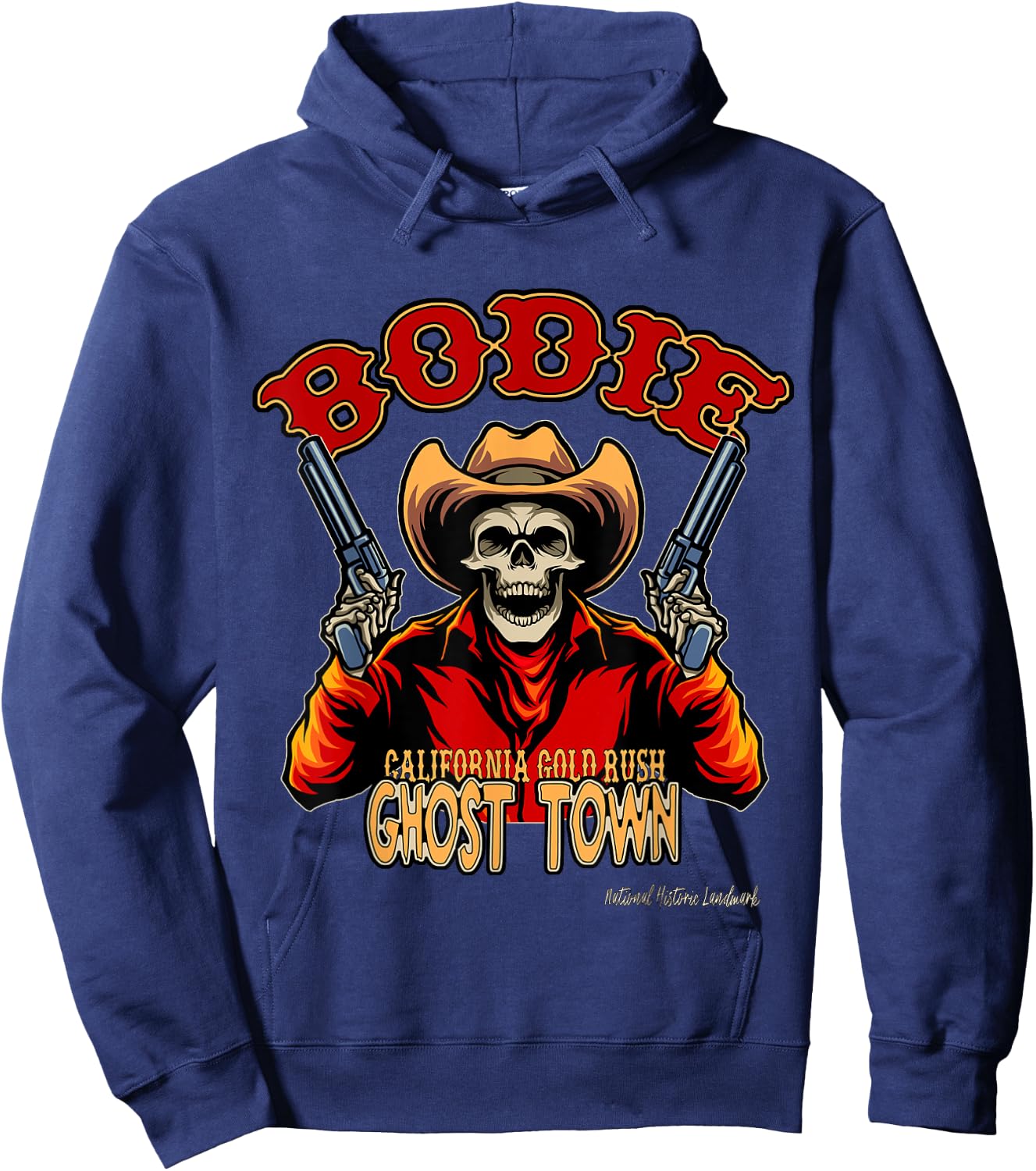 Bodie California Gold Rush Mining Ghost Town Keepsake Hoodie - Hoodie | Navy