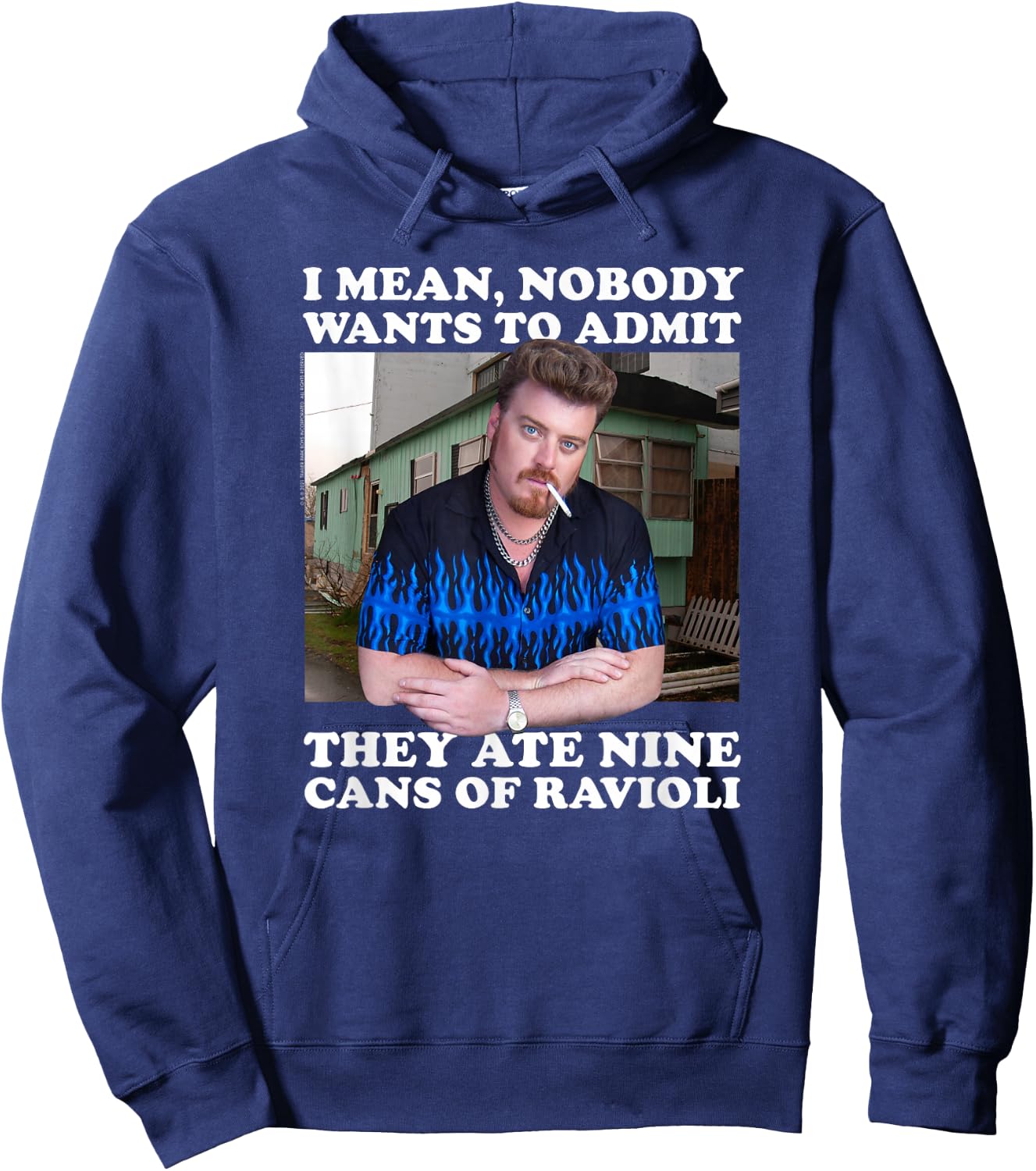 Ripple Junction x Trailer Park Boys Nine Cans of Ravioli Hoodie - Hoodie | Navy
