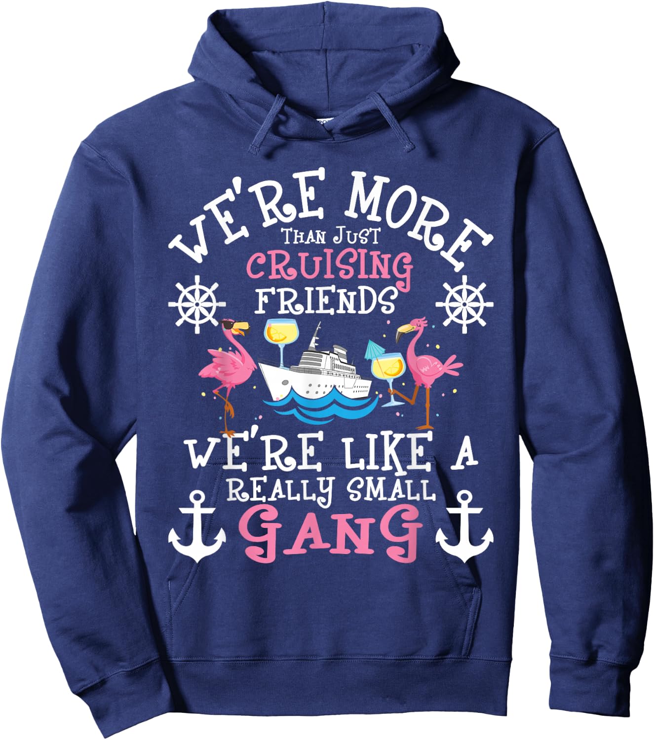 We're More Than Just Cruising Friends - Cruise Ship Cruiser Small Hoodie - Hoodie | Navy