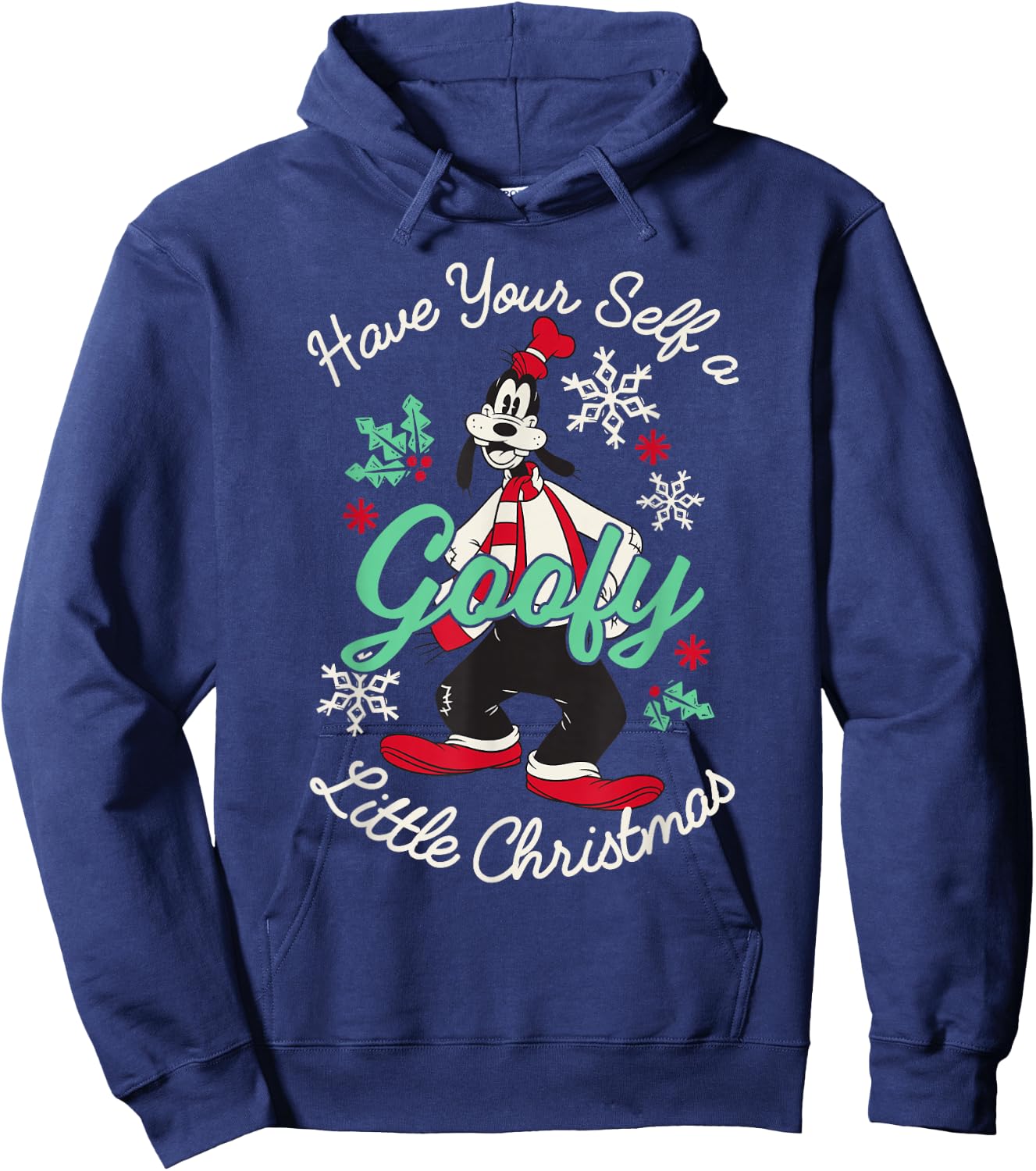 Disney Mickey and Friends Christmas Have A Goofy Christmas Hoodie - Hoodie | Navy