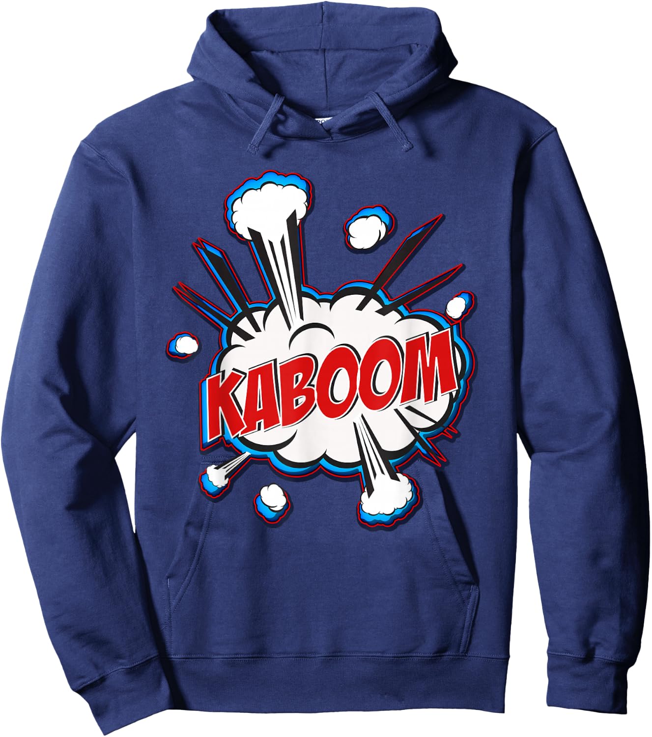 Kaboom Cartoon Comic Sound Effects Hoodie - Hoodie | Navy