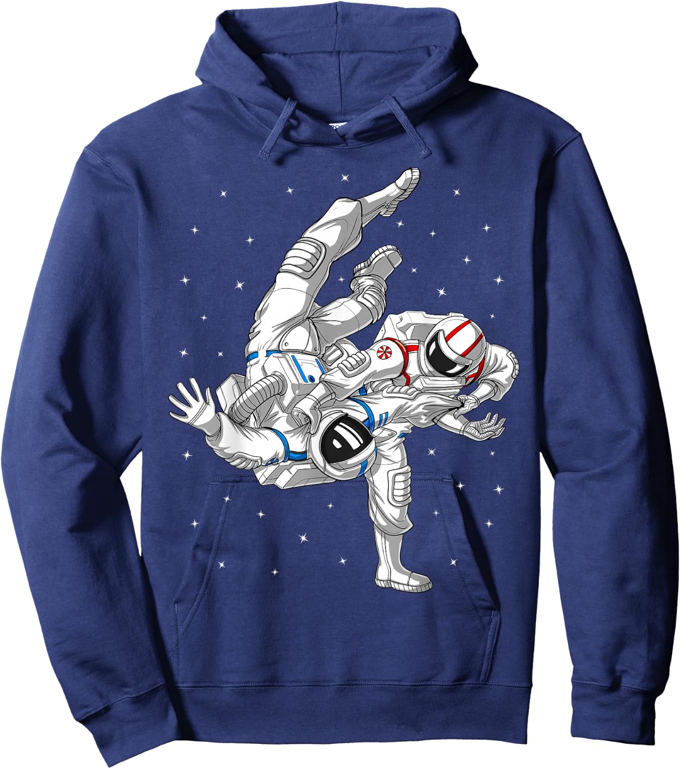 Astronaut Brazilian Jiu-Jitsu Judo Martial Arts Grappling Small Hoodie - Hoodie | Navy