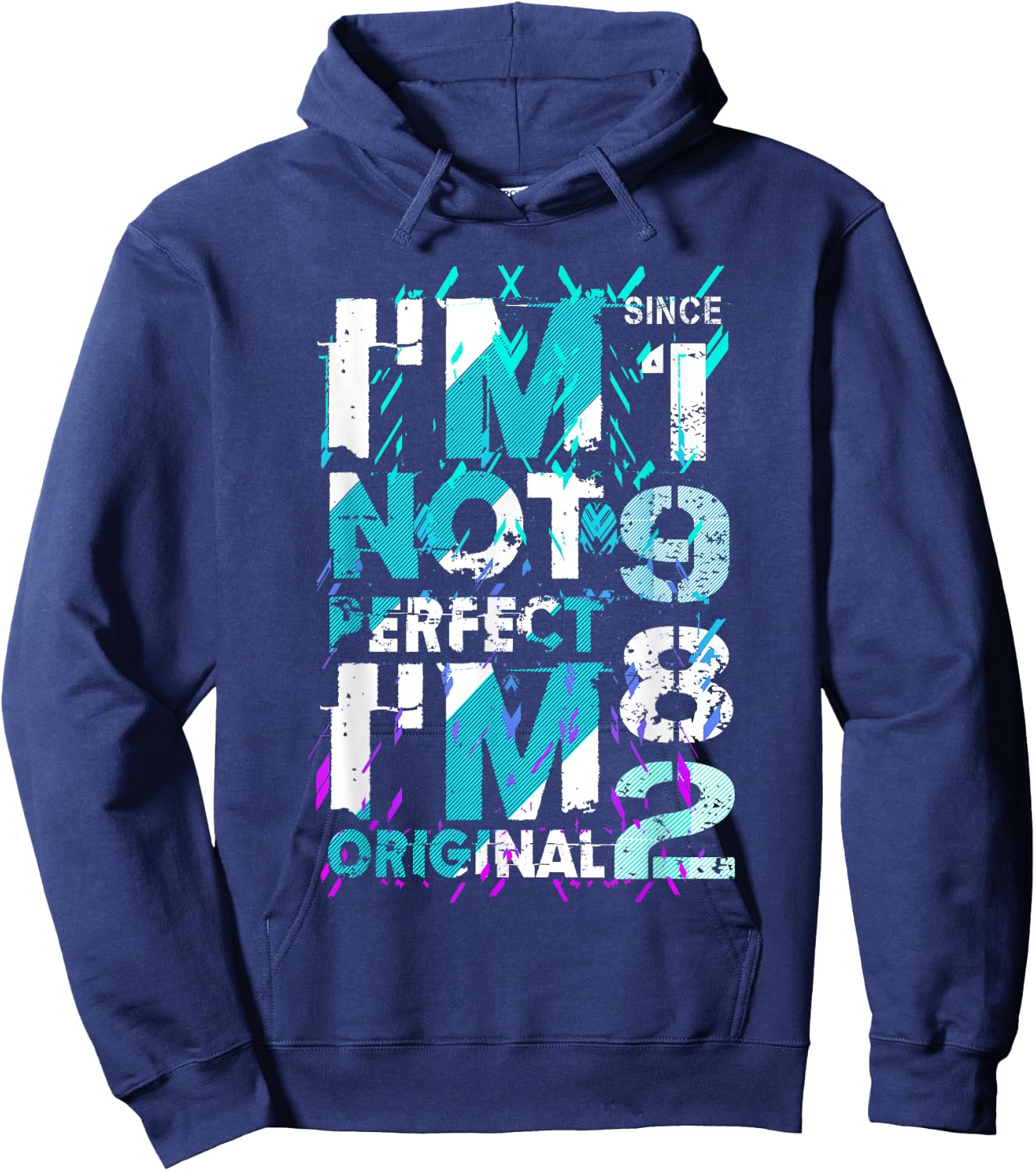 I'm not perfect, I'm original! 1982 Hoodie - Hoodie | Navy