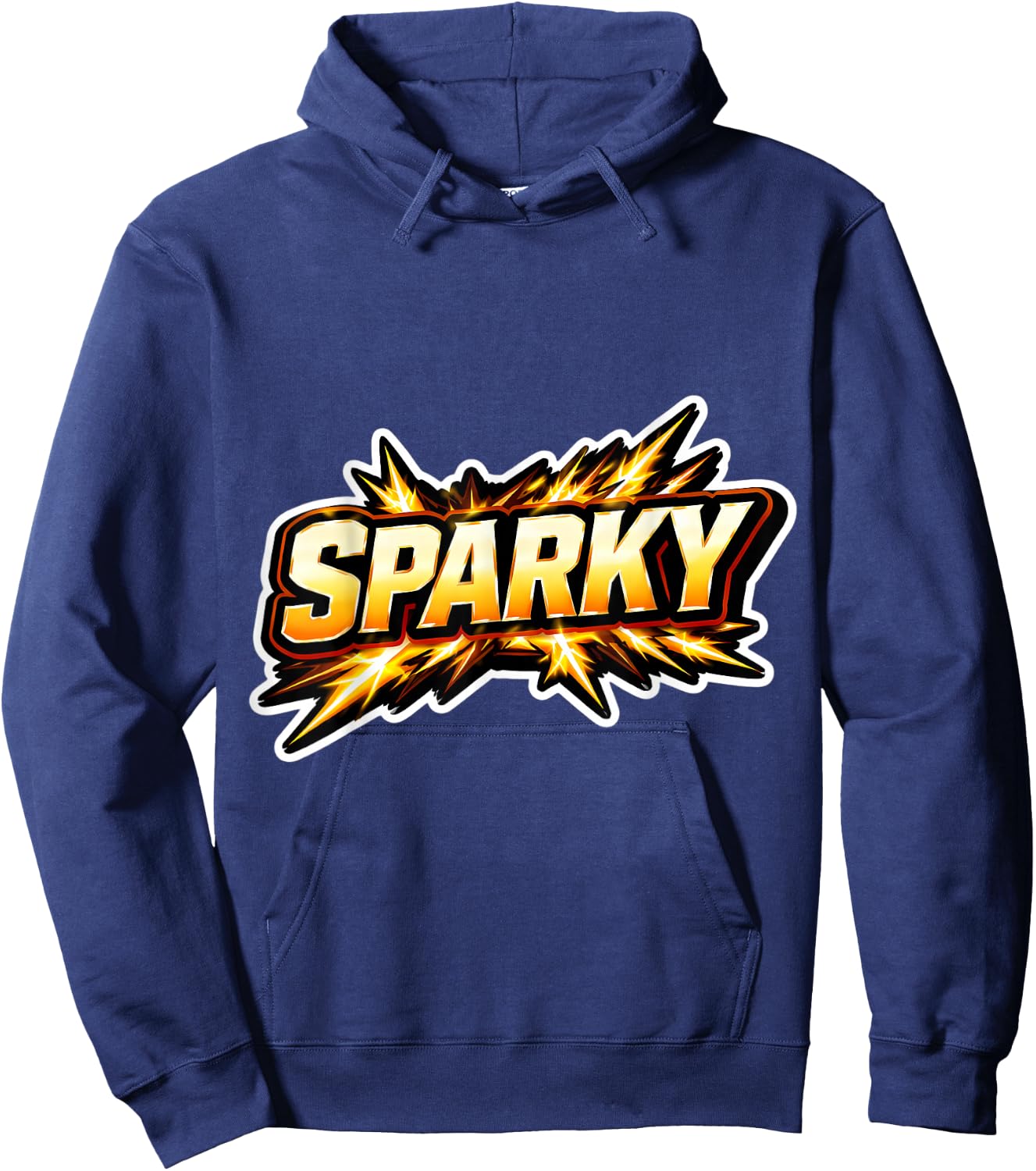 Sparky Funny Electrician Lineman Electrical Worker Joke Fun Hoodie - Hoodie | Navy