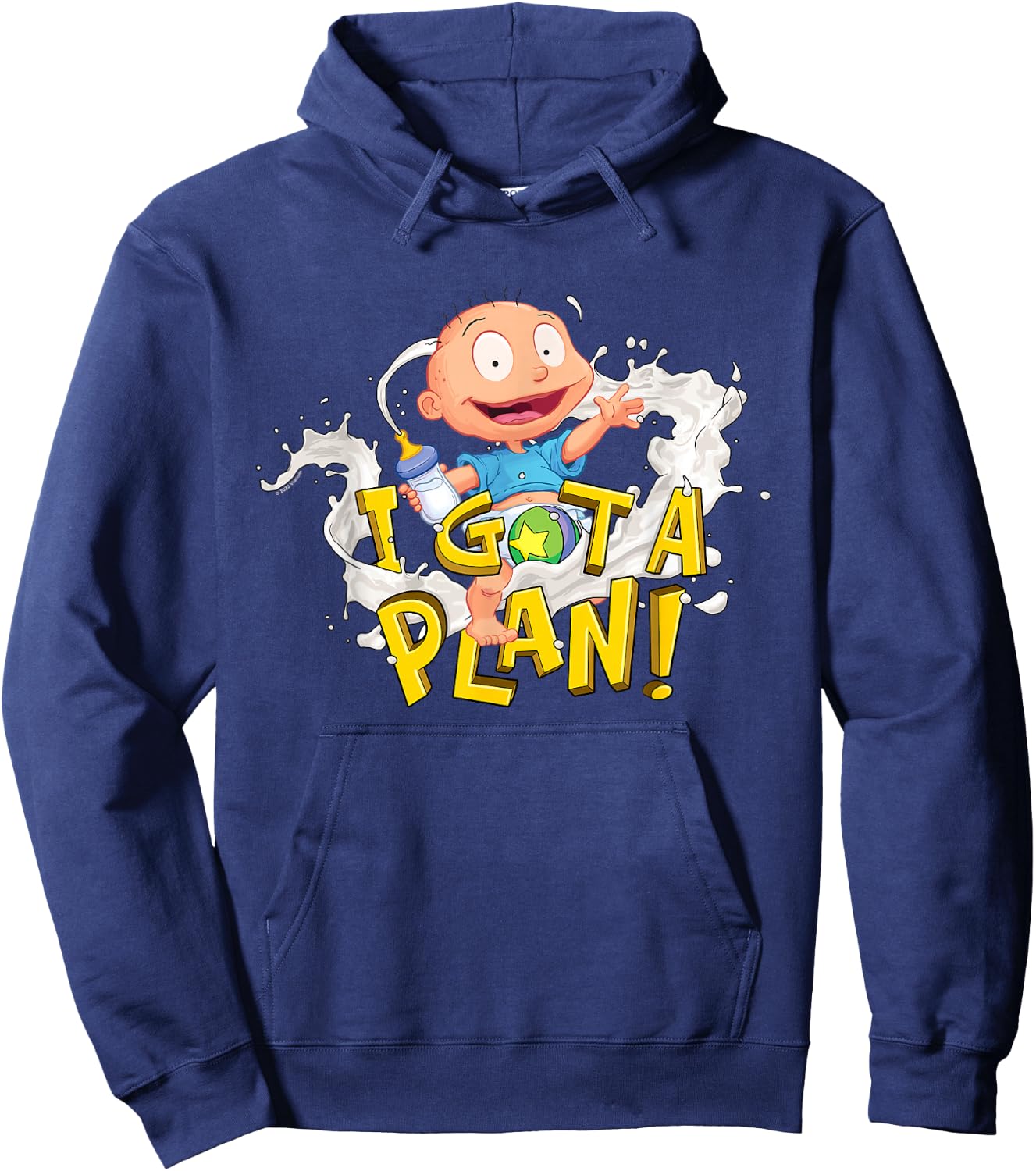 Rugrats Tommy Pickles Has A Plan Hoodie - Hoodie | Navy