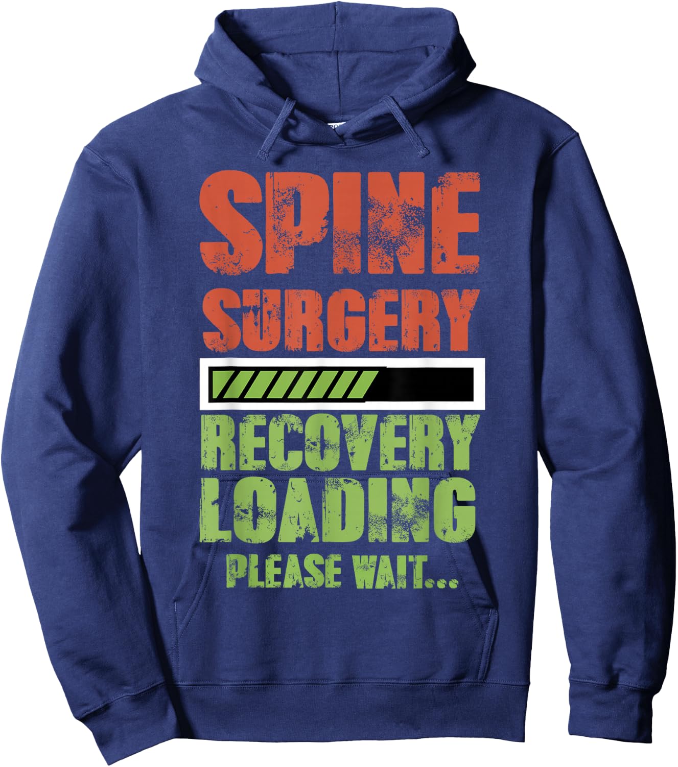 Spinal Fusion Back Spine Surgery Lumbar Recovery Gift Hoodie - Hoodie | Navy