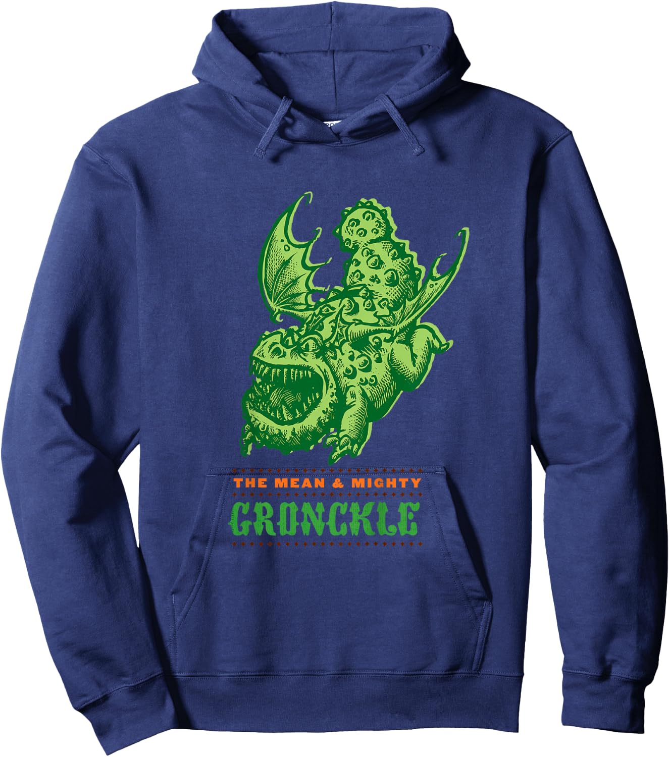 Kids DreamWorks' Dragons: Green Gronckle Hoodie - Hoodie | Navy