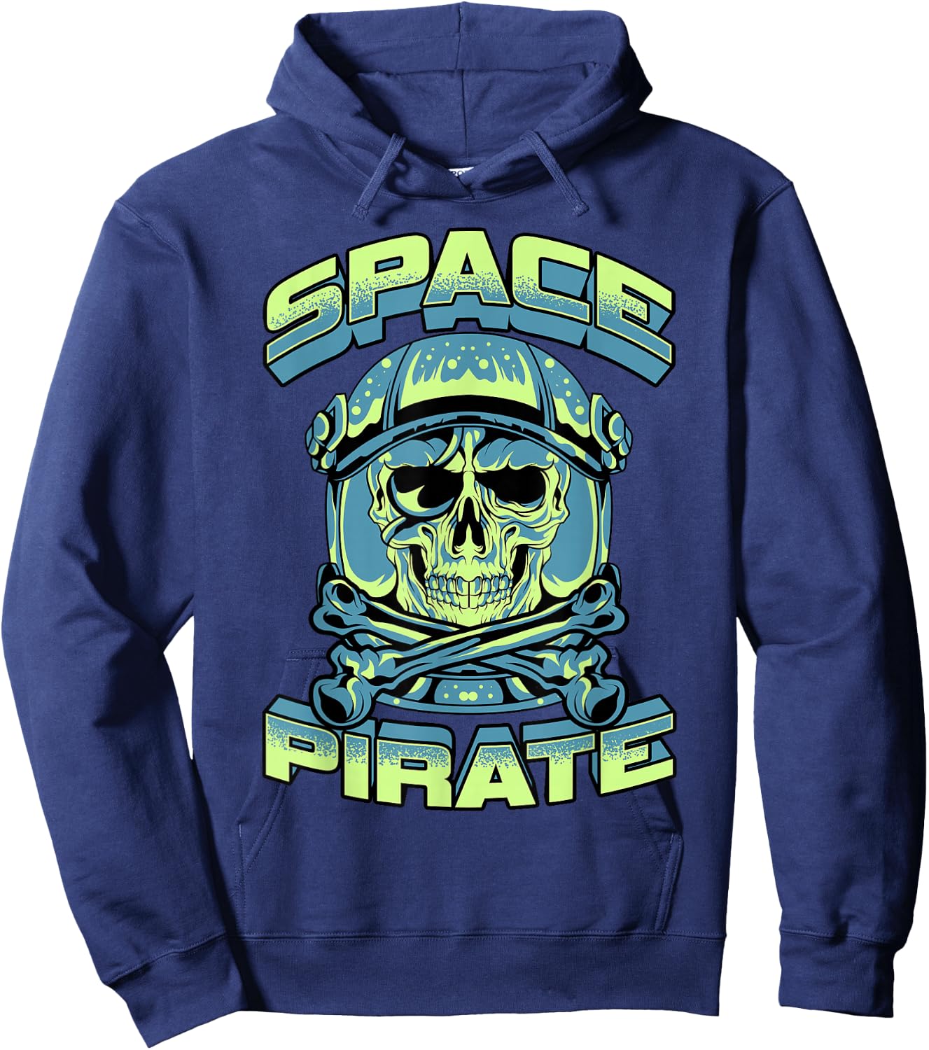 Raumpirat Astronaut Skull Scary Halloween Costume Hoodie - Hoodie | Navy