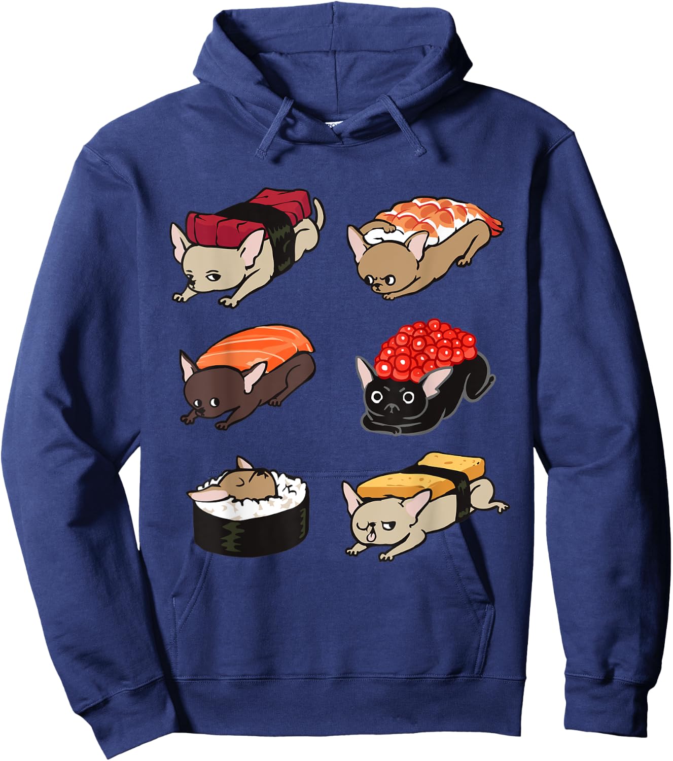Sushi Chihuahua Hoodie - Hoodie | Navy