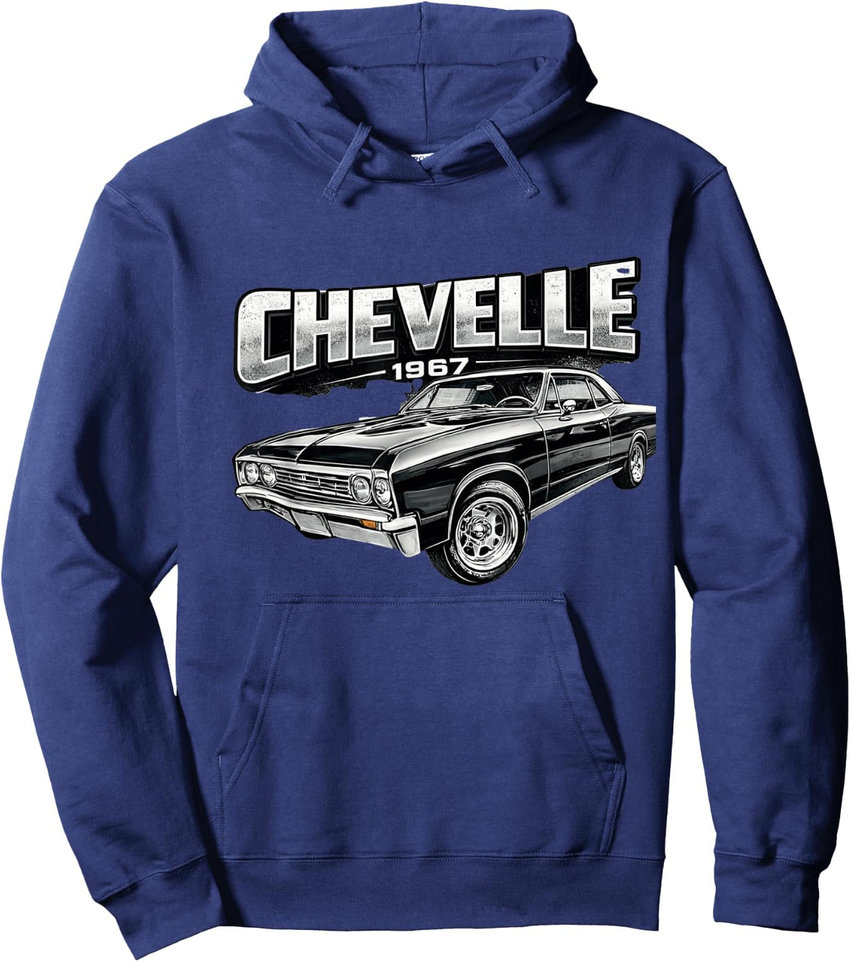 Retro Automotive Lover 1967 American Vehicles Classic Muscle Hoodie - Hoodie | Navy