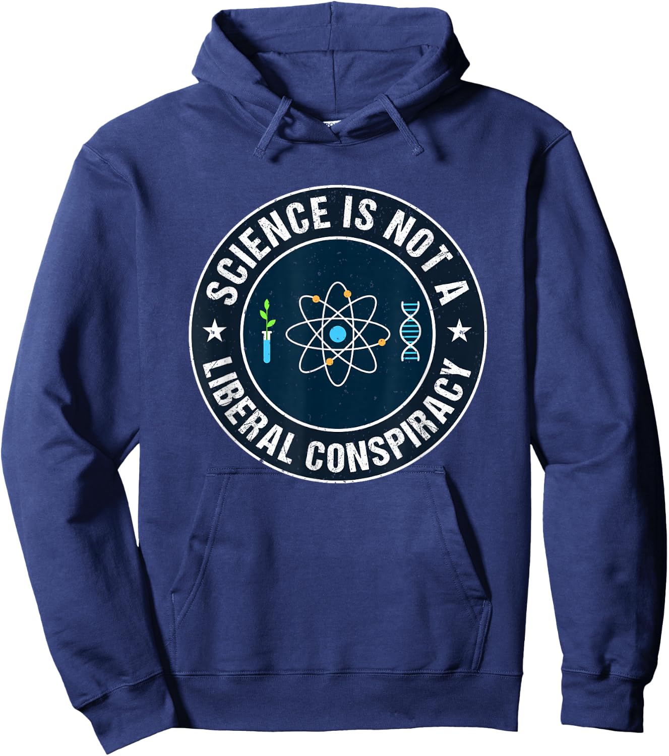 Science is not a Liberal Conspiracy Progressives Hoodie - Hoodie | Navy