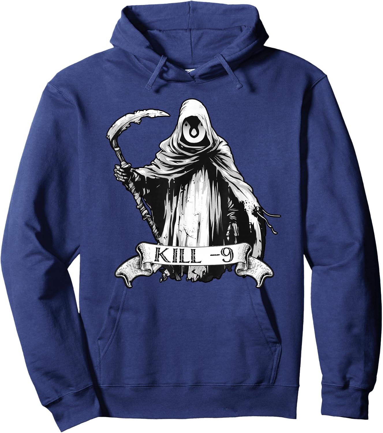 Kill Process Linux Coding & Nerd Pride Sudo Style Humor Hoodie - Hoodie | Navy