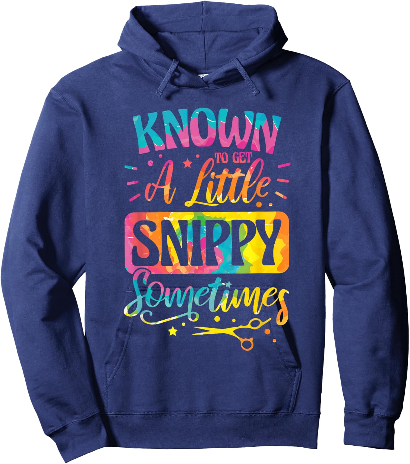 Known To Get A Little Snippy Sometimes, Hair Trimmer Hoodie - Hoodie | Navy