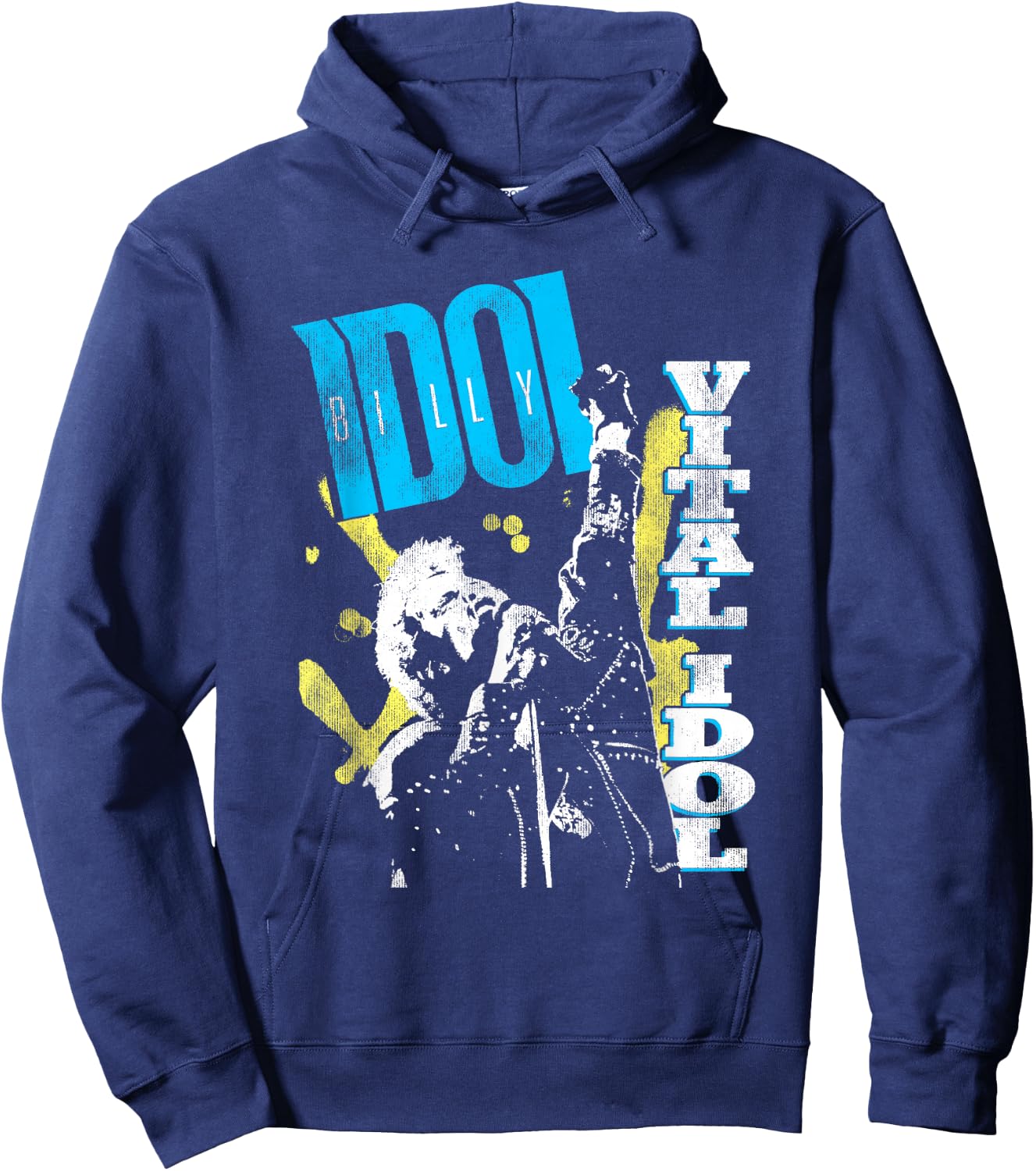 Billy Idol - Vital Idol Hoodie - Hoodie | Navy