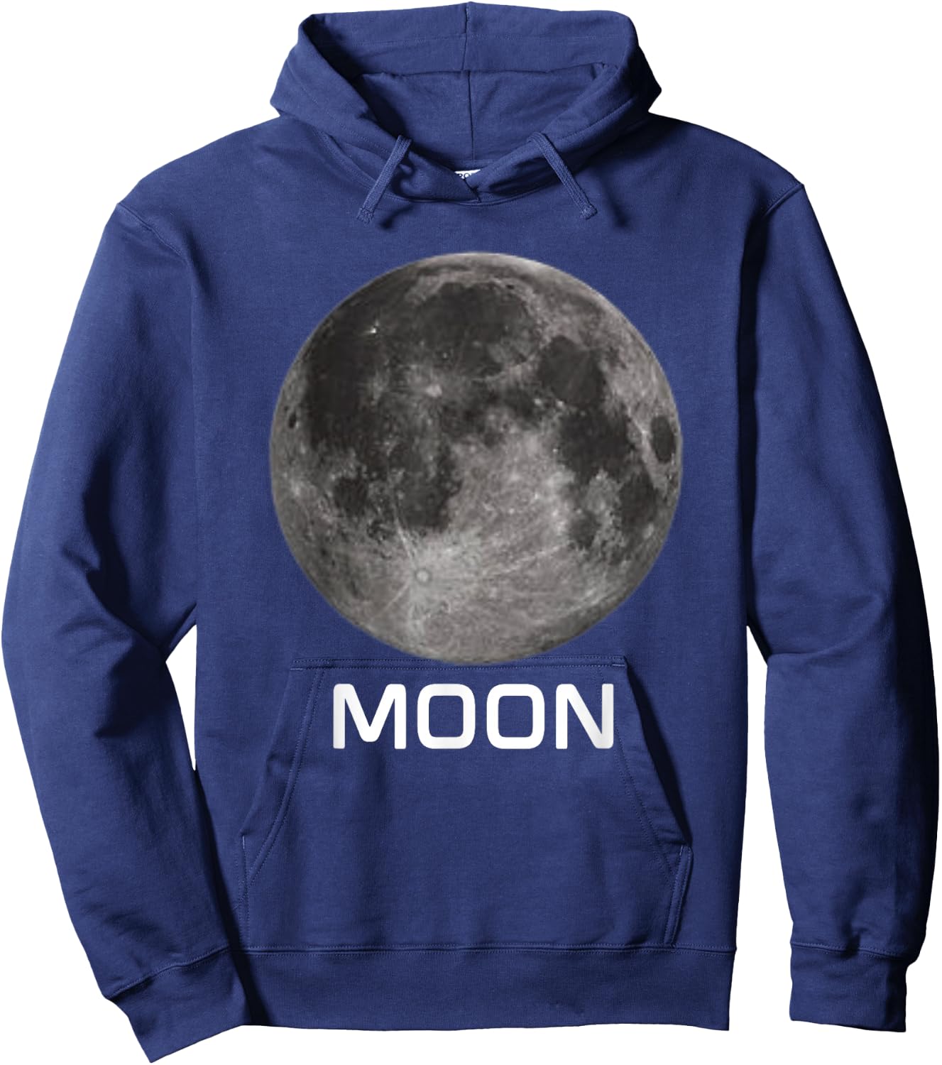 Solar System Earth Moon Outer Space Hoodie - Hoodie | Navy