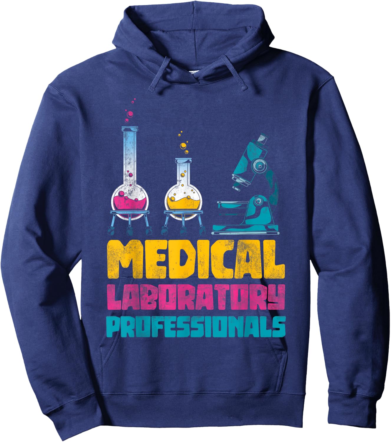 Med Lab Technician Medical Laboratory Professionals Hoodie - Hoodie | Navy