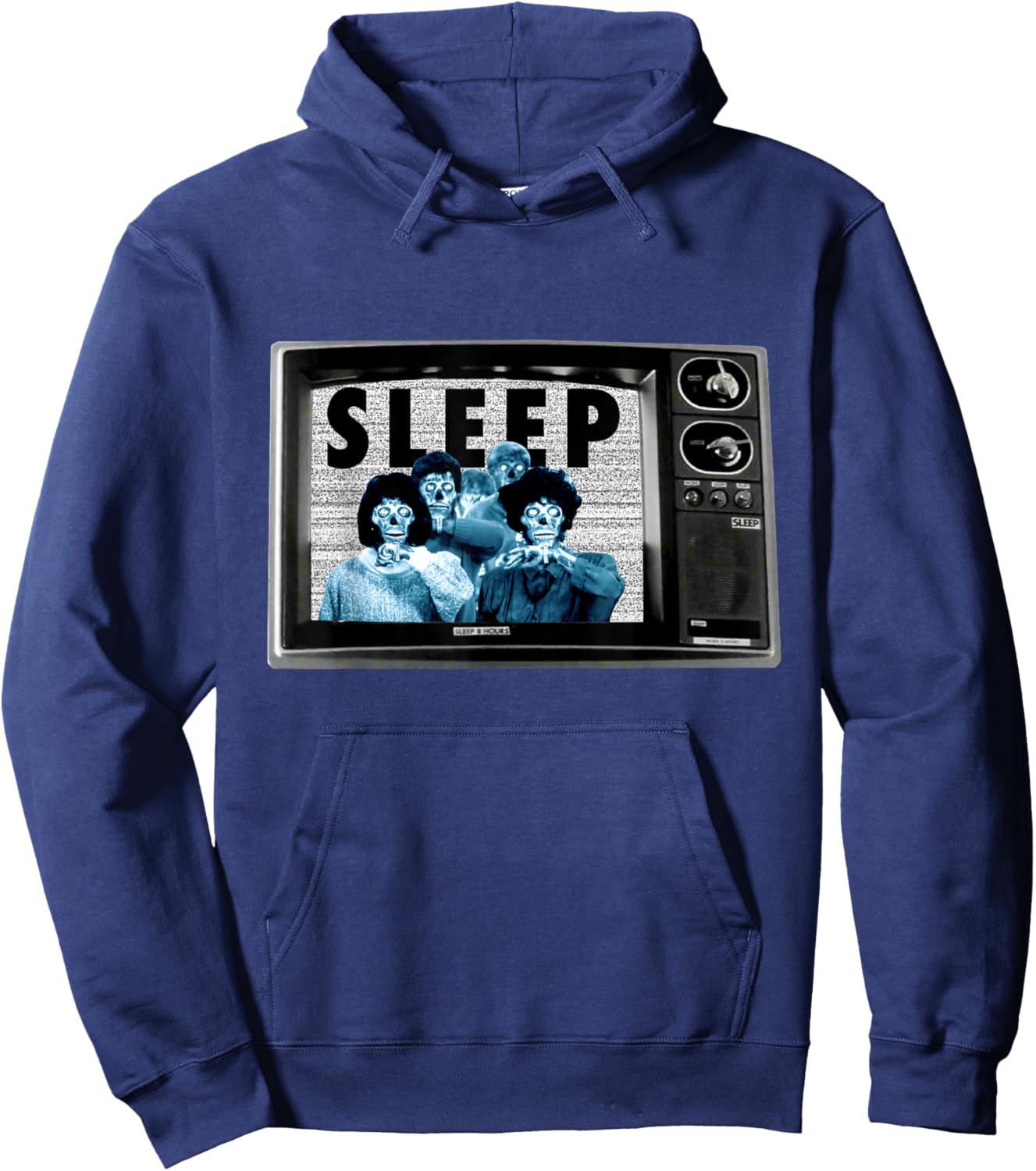 Quotes from Our Favorite 1980's Movies Sleep They Live Hoodie - Hoodie | Navy