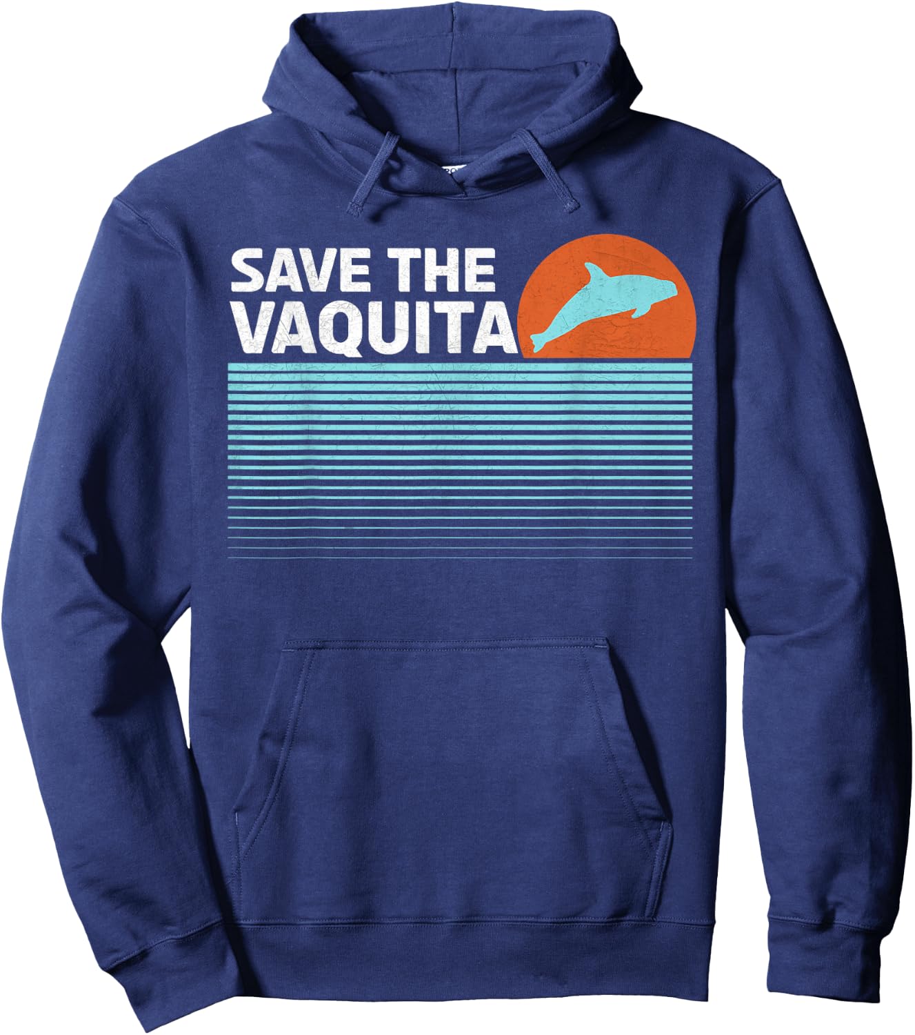 Save The Vaquita Hoodie - Hoodie | Navy