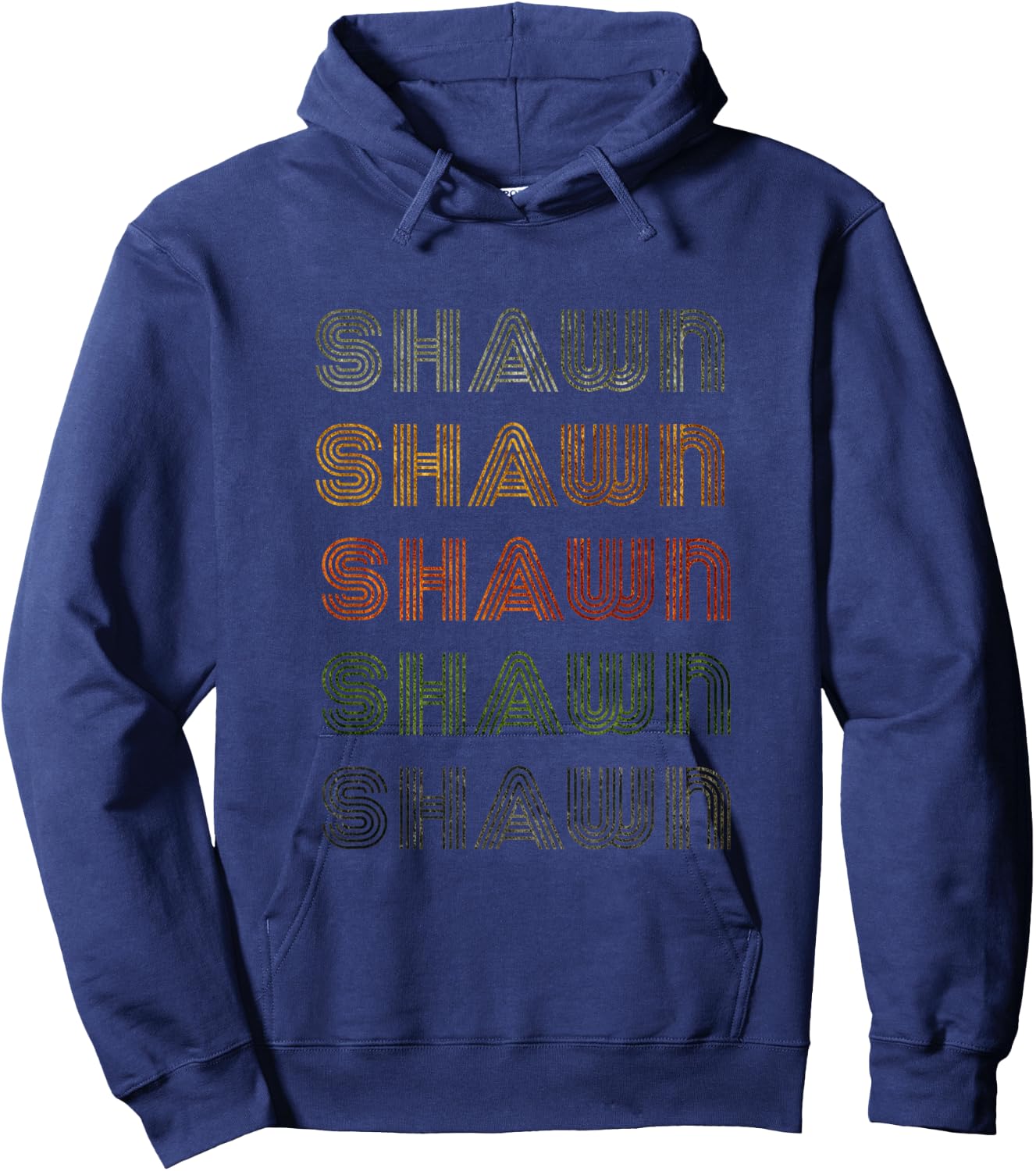 Love Heart Shawn Grunge/Vintage Style Black Shawn Hoodie - Hoodie | Navy