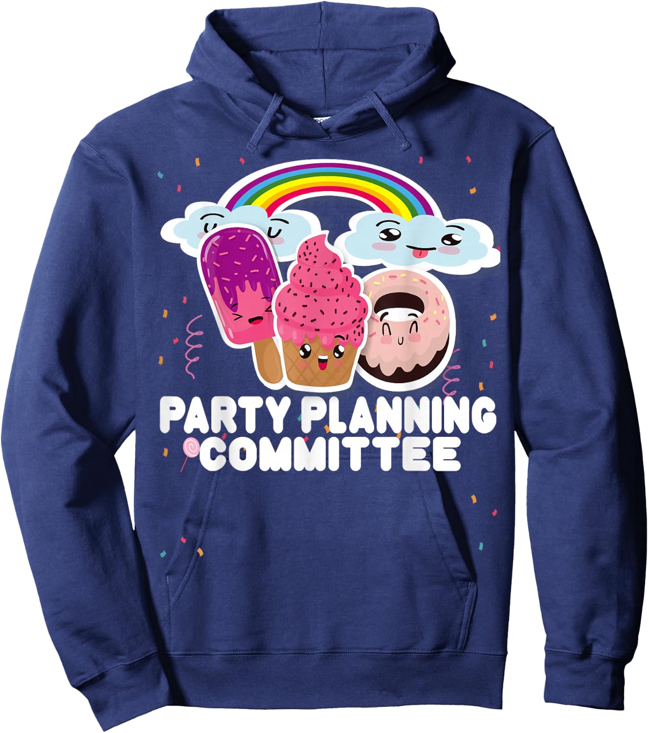 Party Planning Committee Funny Crew Team Hoodie - Hoodie | Navy