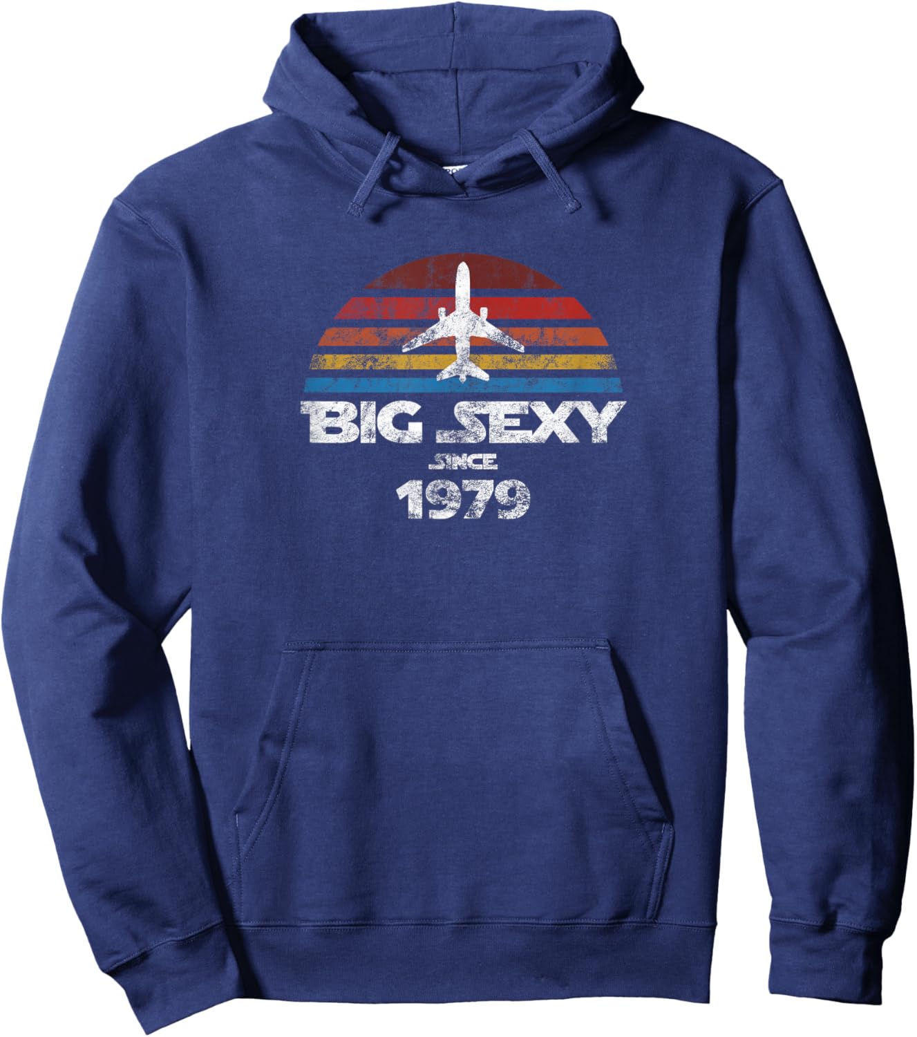 KC-10 Big Sexy Since 1979 Sunset Air Refueling Tanker Hoodie - Hoodie | Navy