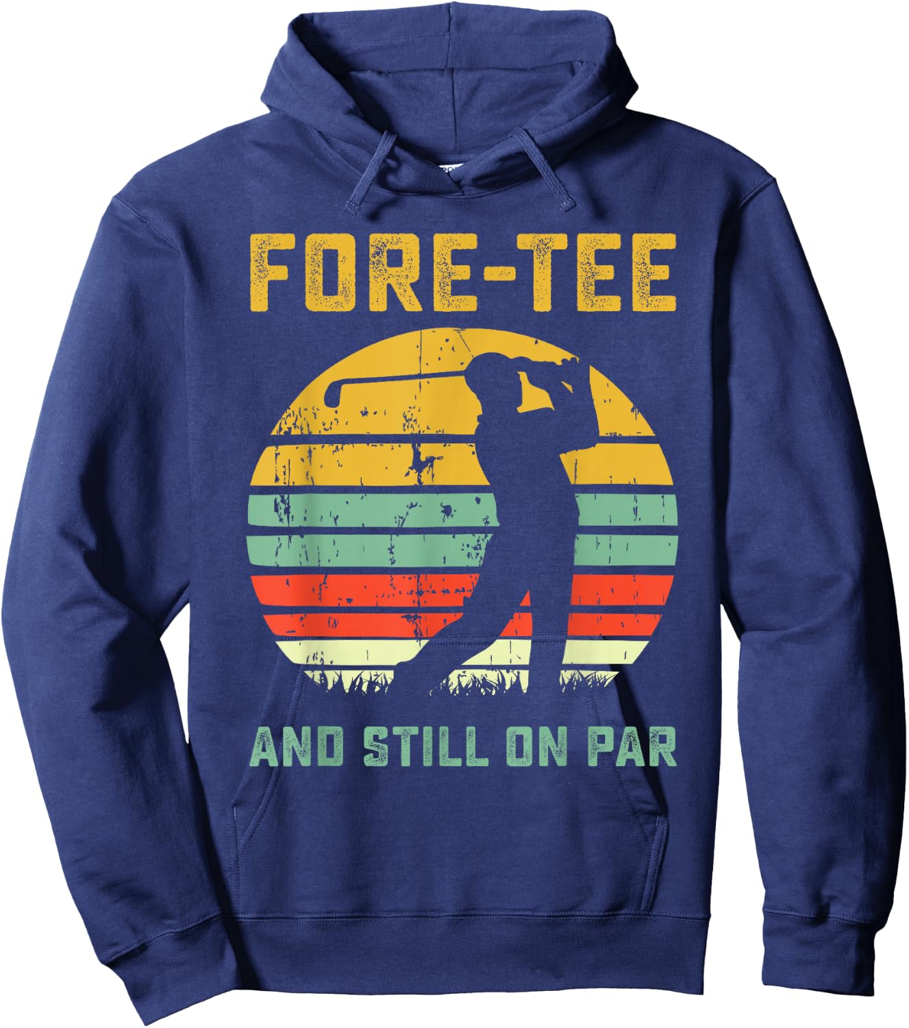 Funny 40th Birthday Golf Pun Golfing 40 Year Old Golfer Hoodie - Hoodie | Navy