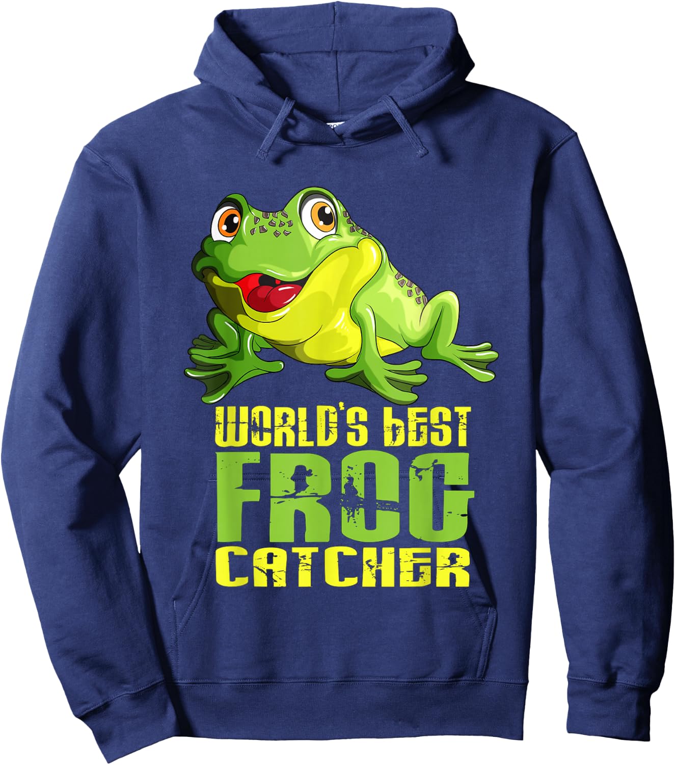 World's Best Frog Catcher Frog Catcher Collector Cute Frogs Hoodie - Hoodie | Navy