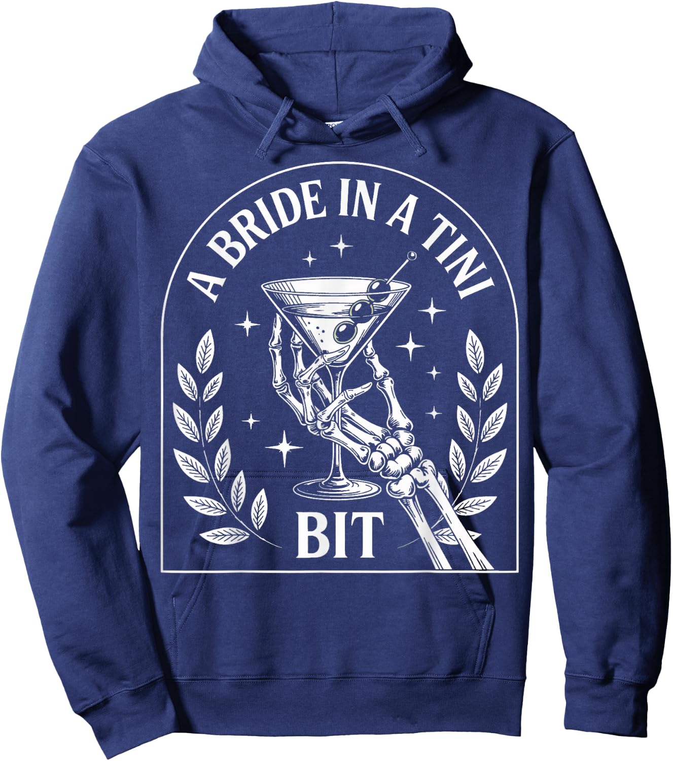 A Bride In A Tini Bit Hoodie - Hoodie | Navy