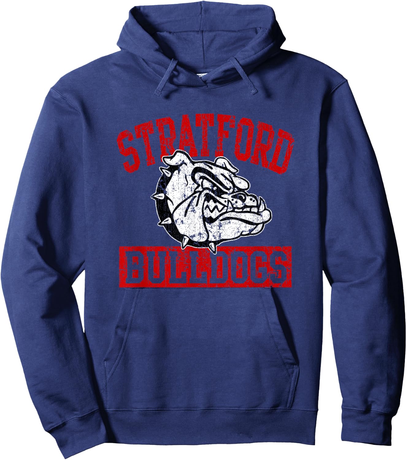 Stratford Bulldogs Vintage Hoodie - Hoodie | Navy