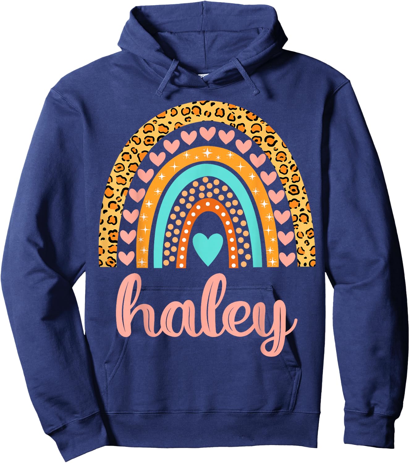 Haley Haley Name Birthday Shirt Gift Hoodie - Hoodie | Navy