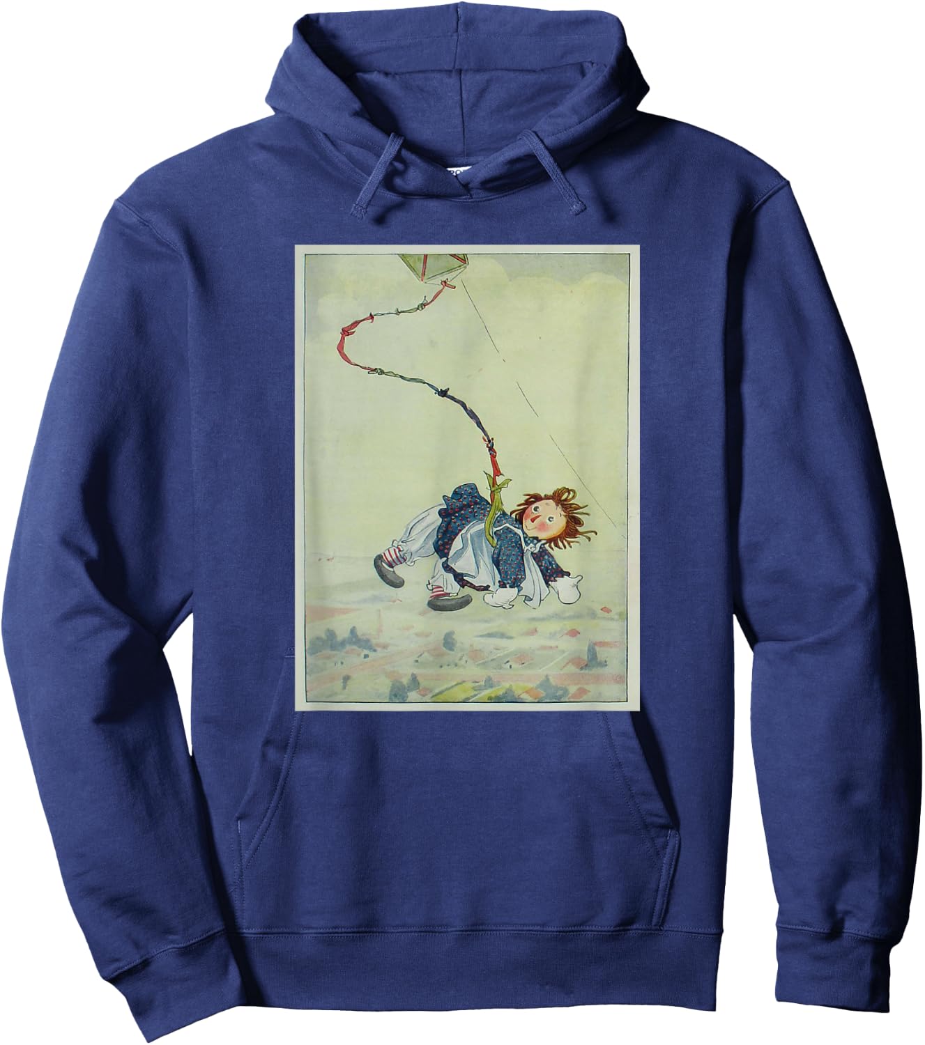 Raggedy Ann Hanging from a Kite (1918) Hoodie - Hoodie | Navy