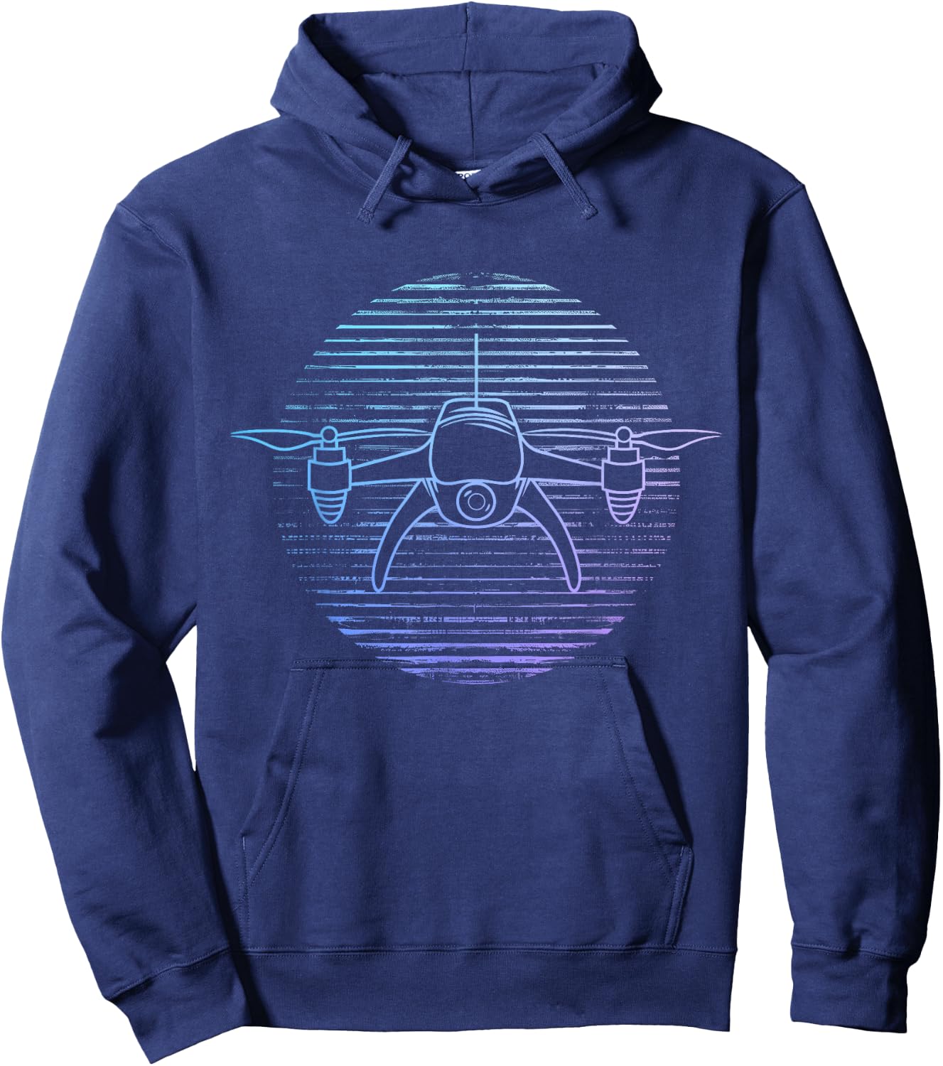 Drone Pilot Quadcopter Operator RC Retro Hoodie - Hoodie | Navy