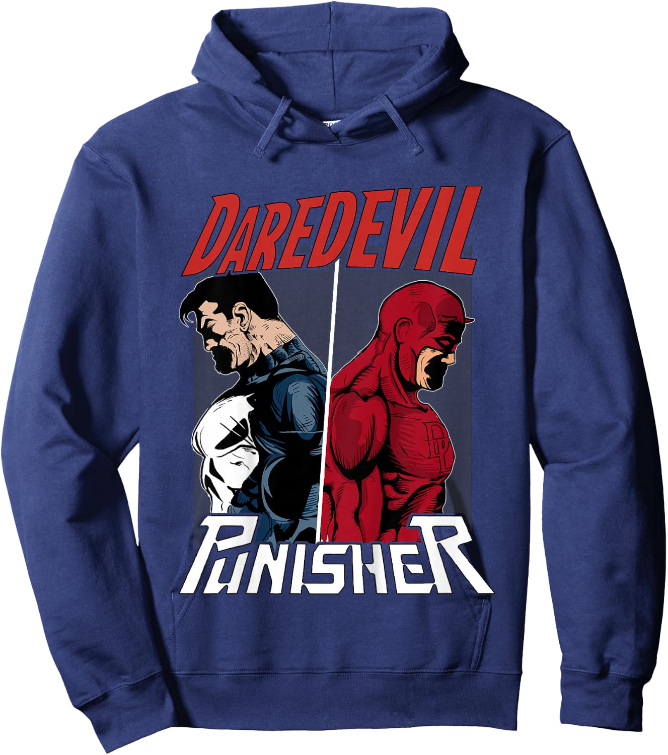 Kids Marvel Daredevil The Punisher One Way Kids Graphic Hoodie - Hoodie | Navy